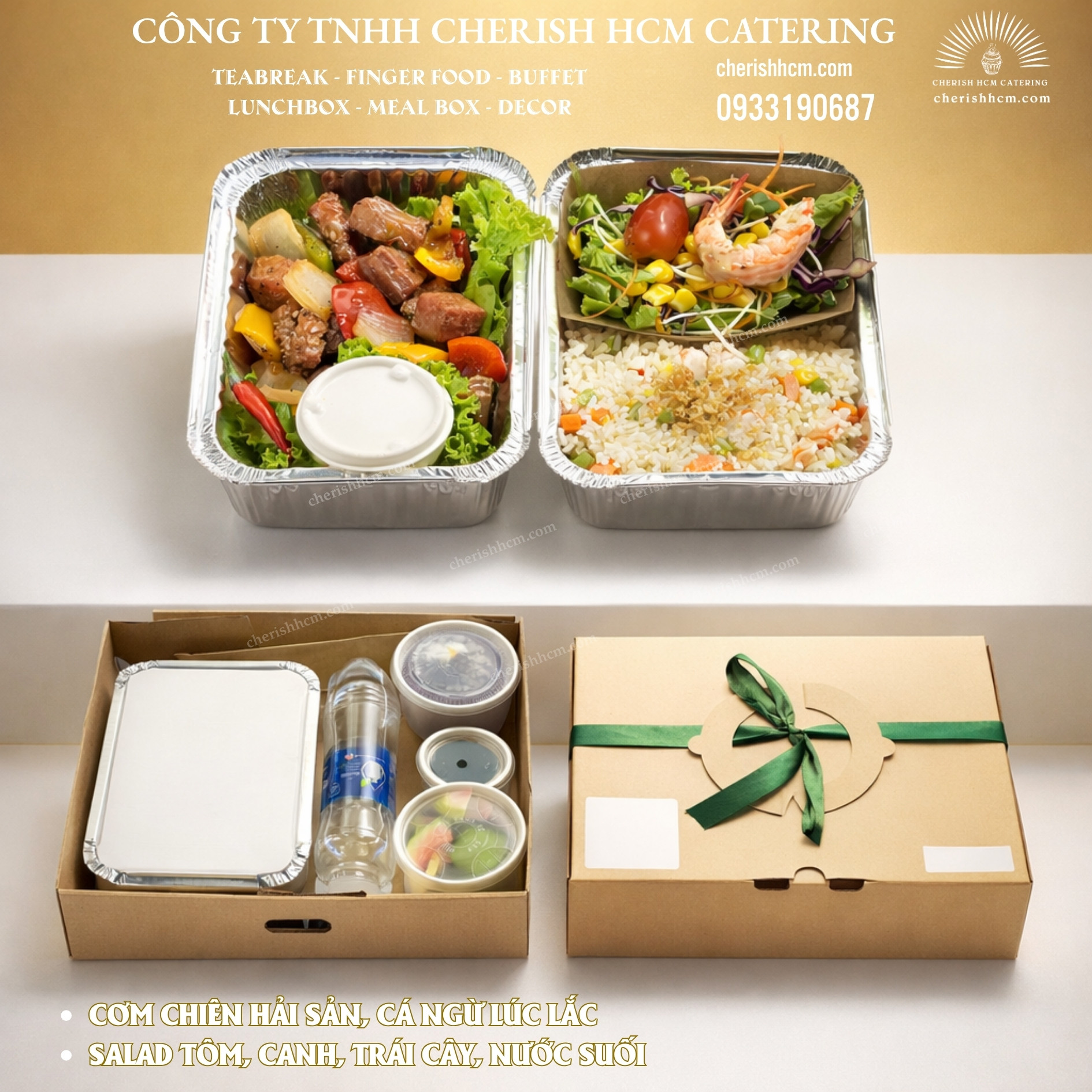 18824 Set Lunch Cơ hội - Cơm chiên hải sản, cá ngừ lúc lắc