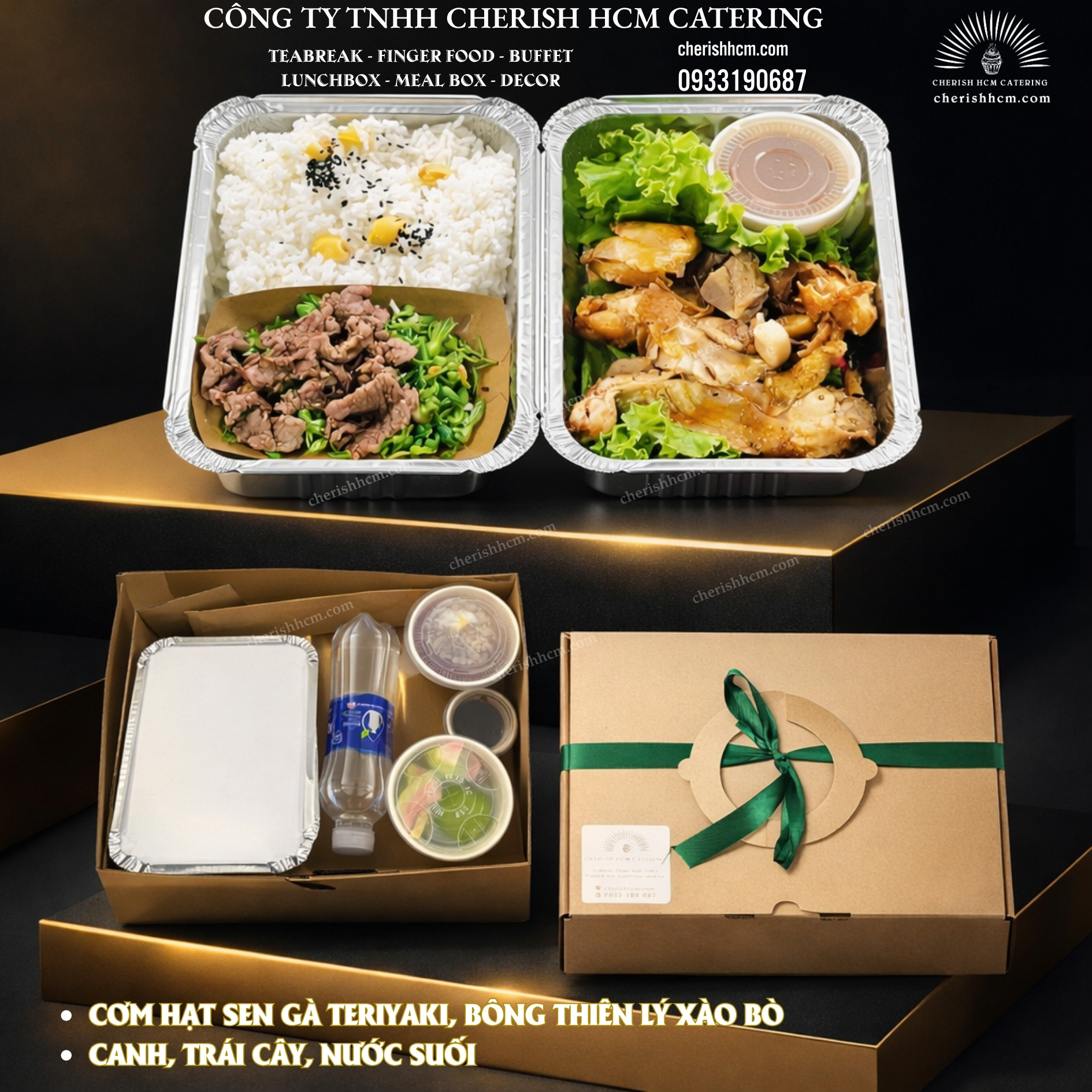 18824 Set lunch Balance box - Cơm hạt sen gà teriyaki