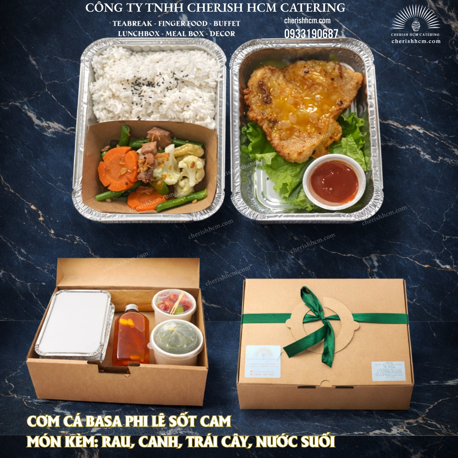 06824 Cơm cá basa phi lê sốt cam