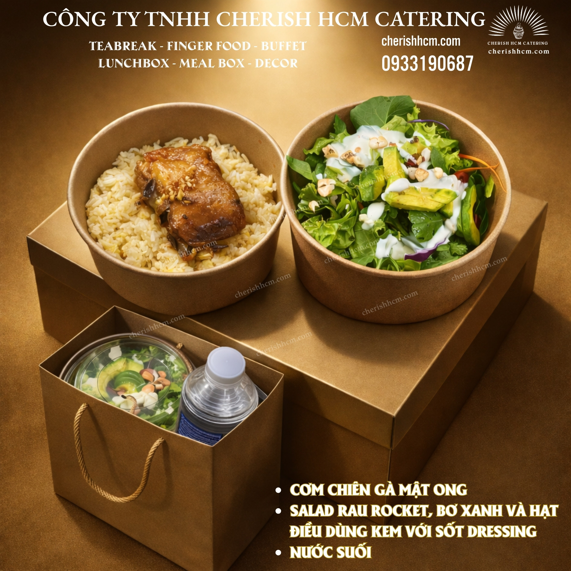 12825 Cơm chiên gà mật ong/ Honey Chicken Fried Rice