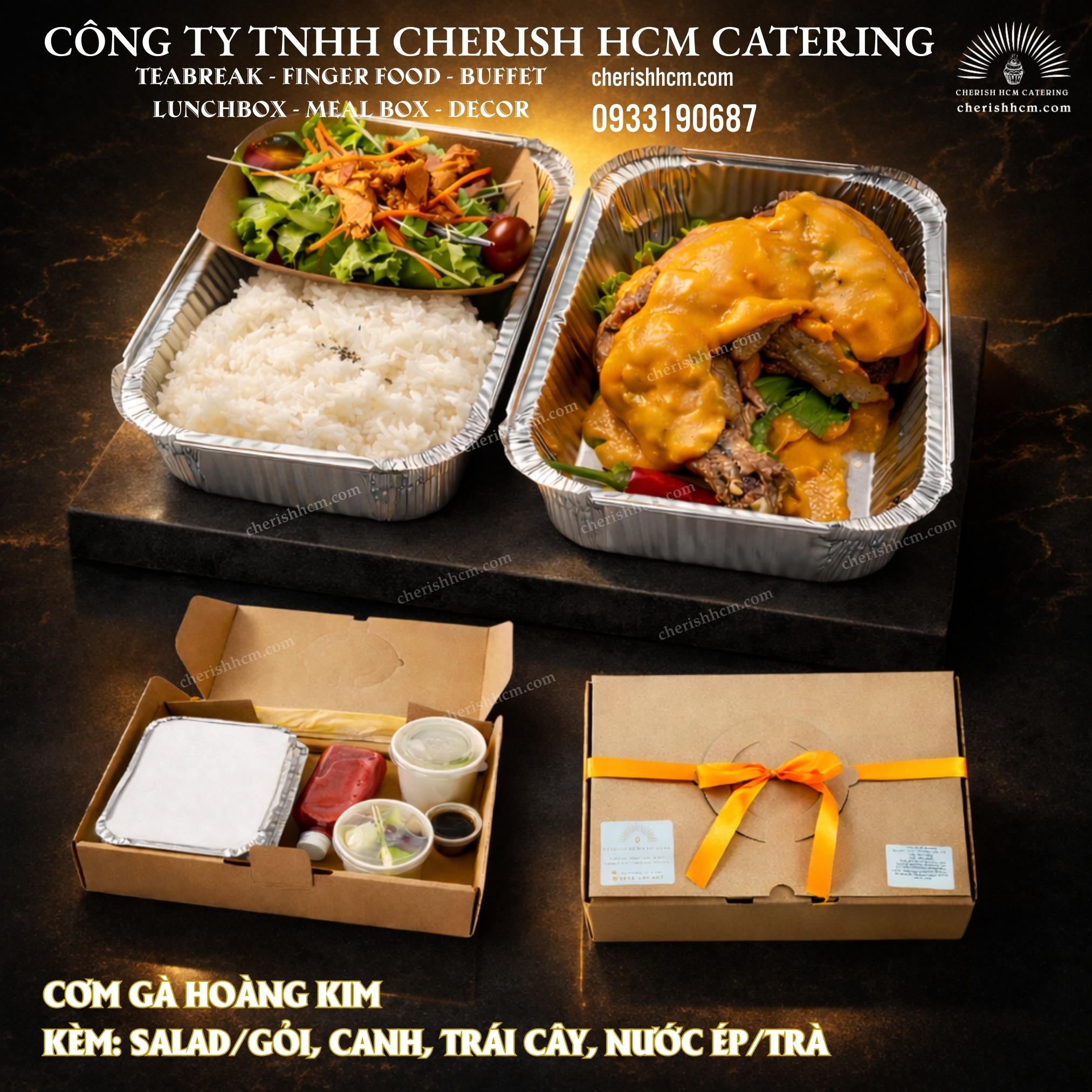 061215 Lunch box - Cơm gà hoàng kim