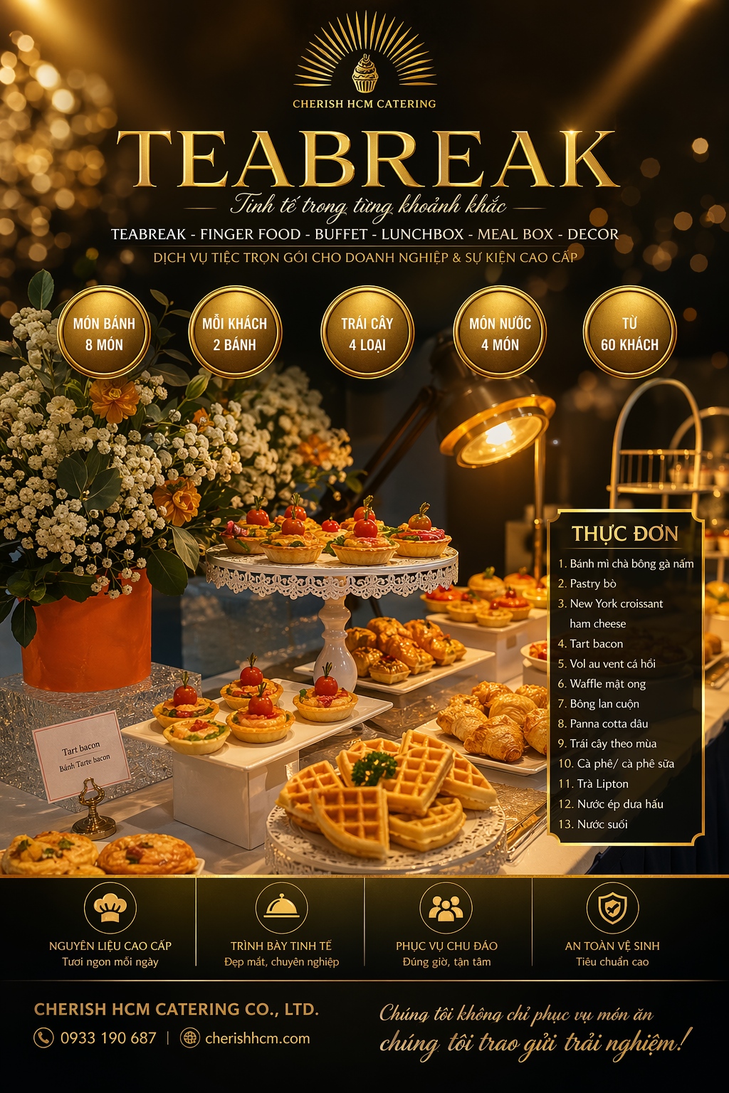 231025 Tiệc Teabreak Vital - Phù hợp từ 60 khách