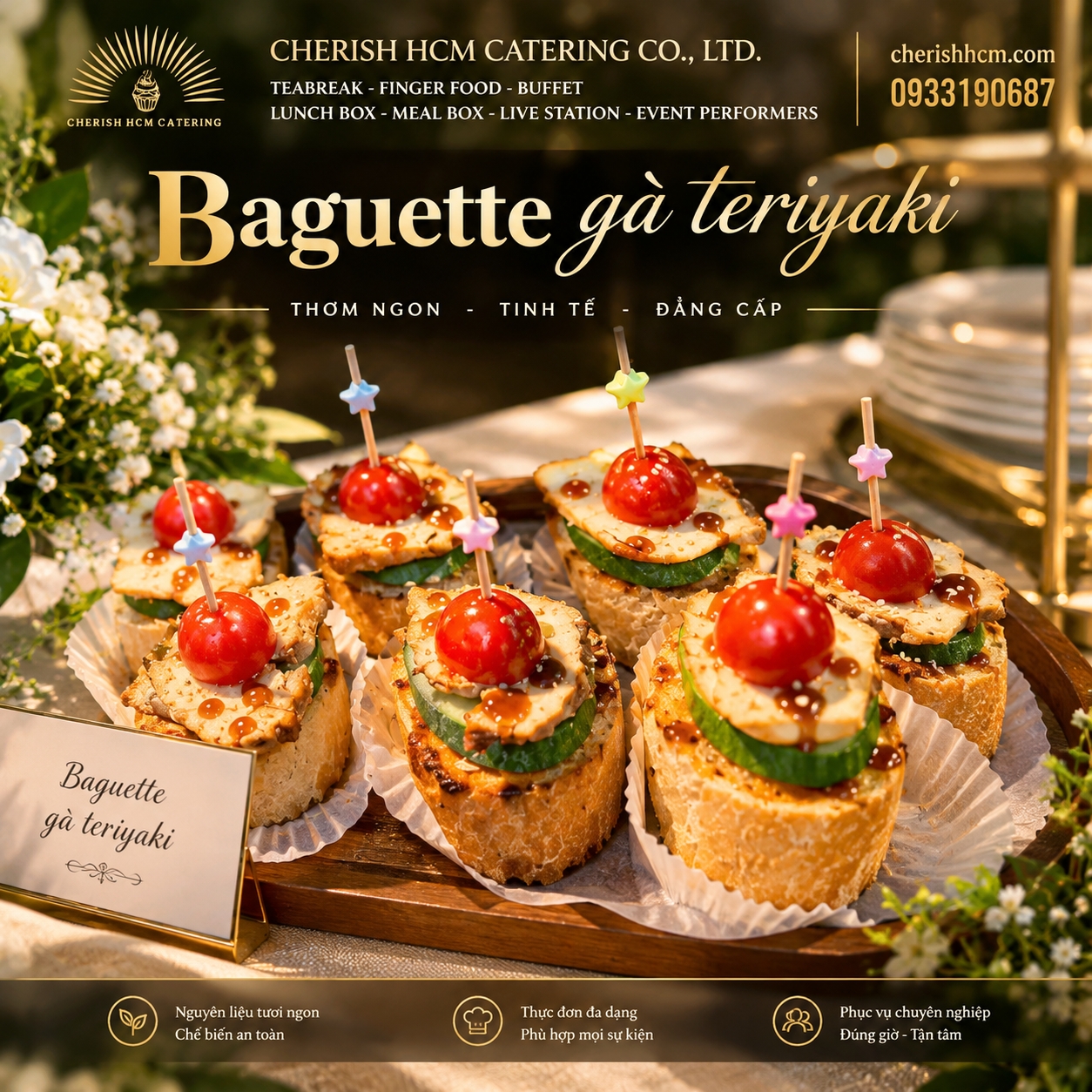 23926 Set 10 Baguette gà teriyaki