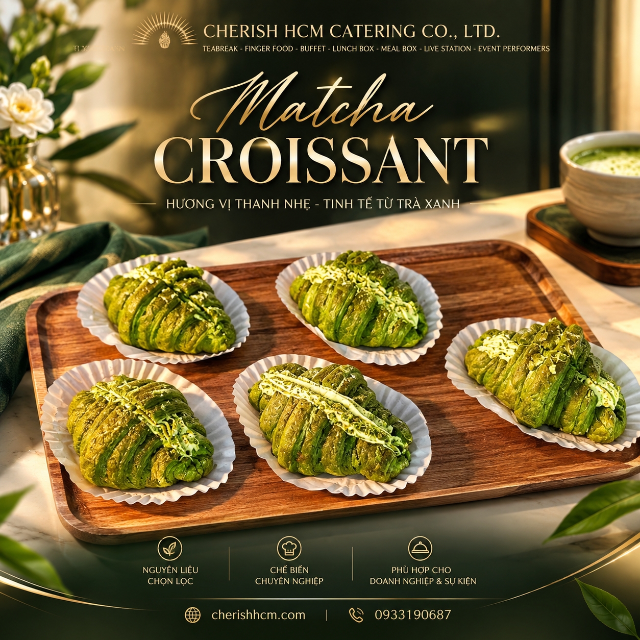 23926 Set 10 Matcha Croissant