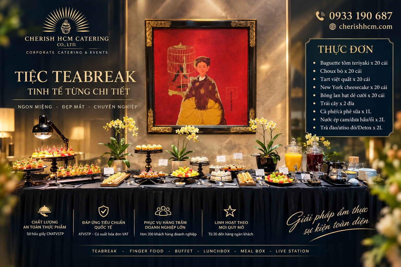 26926 Tiệc Teabreak 20 khách VIP
