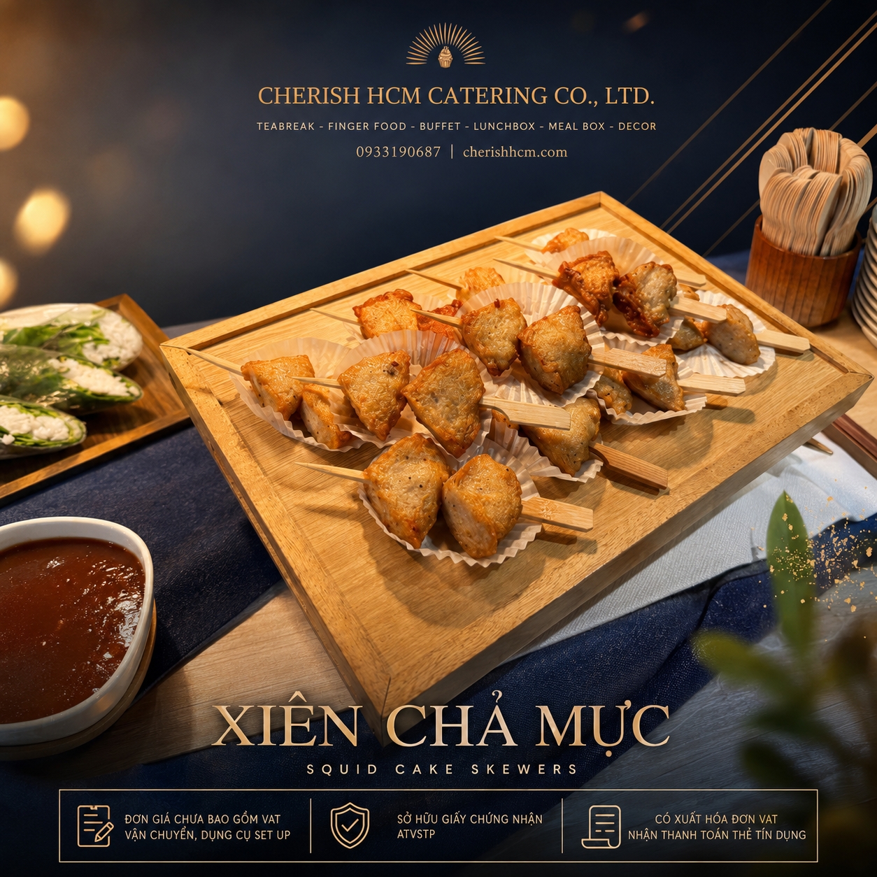 29726 Set 10 Xiên chả mực