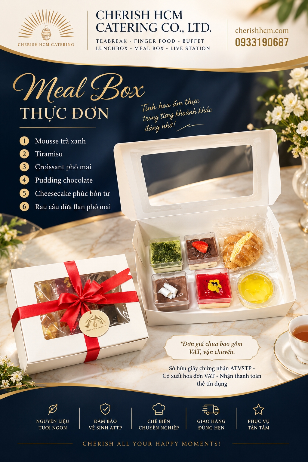 30926 Teabreak Box 6 bánh ngọt
