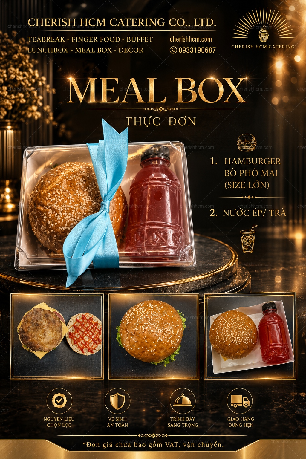 311024 Hamburger lớn, Nước ép/Trà