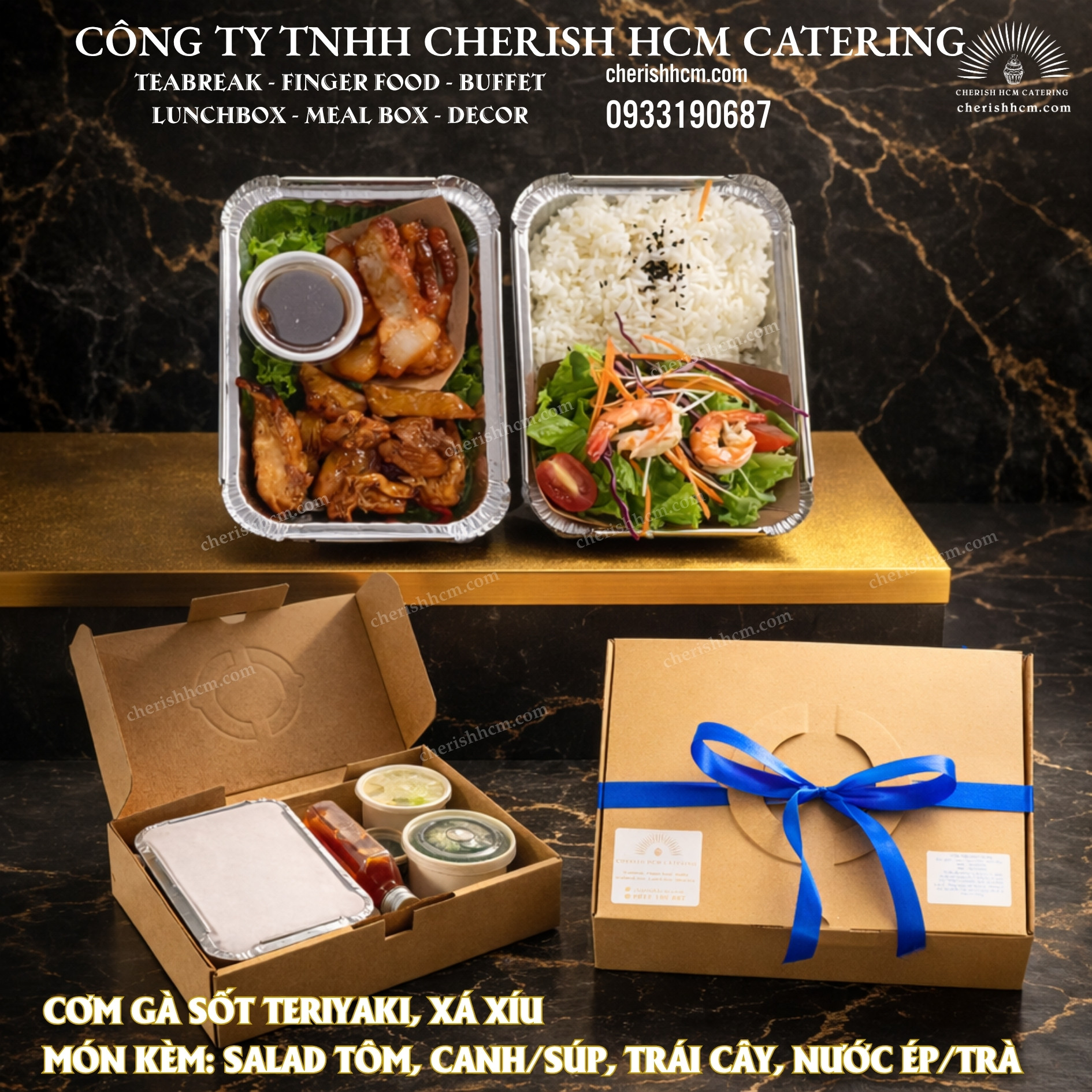 11924 Cơm Gà sốt teriyaki, xá xíu