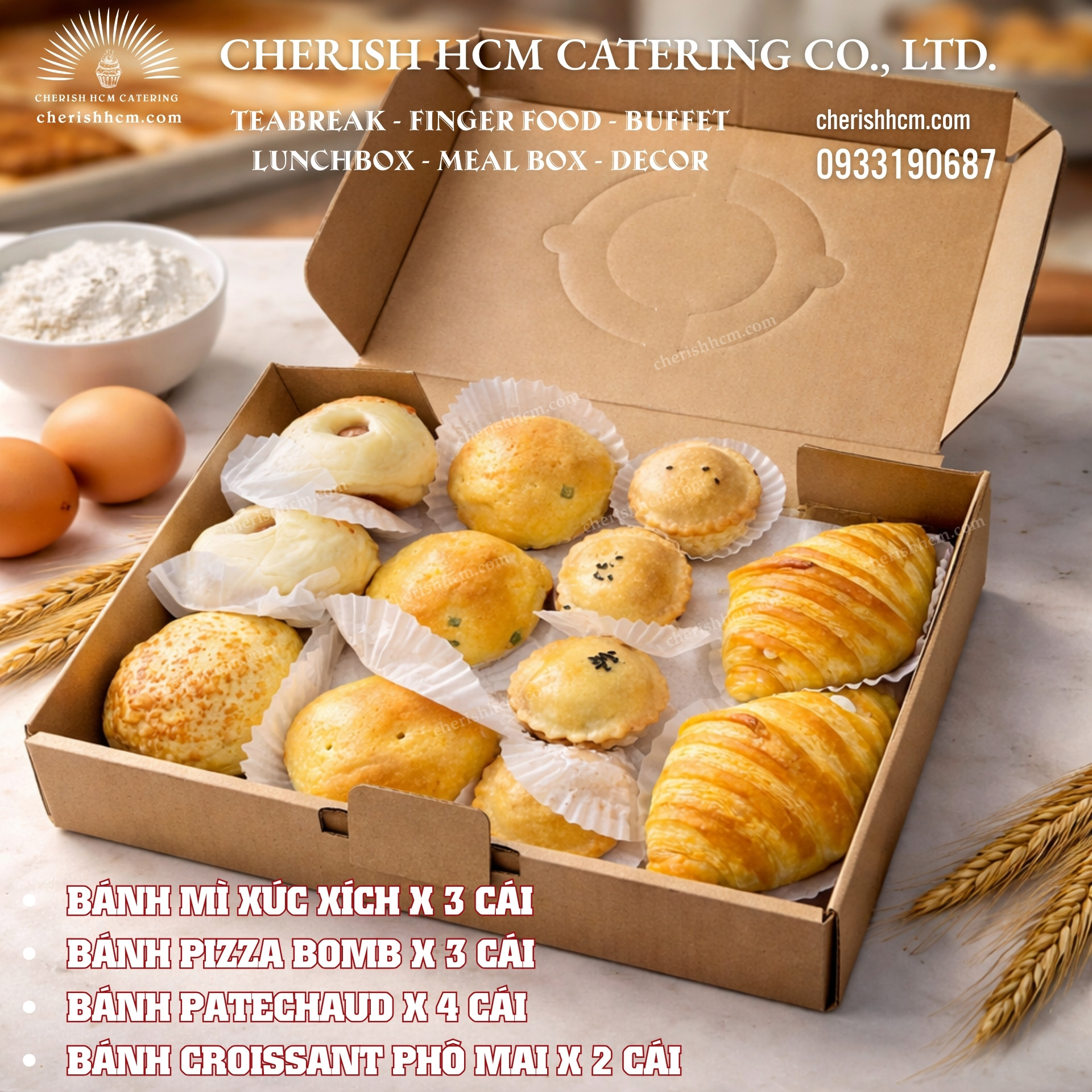 260226 Jovial Box - Thực đơn 4 món bánh tổng 12 bánh