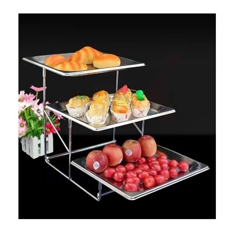 Kệ 3 Tầng Inox mẫu 3