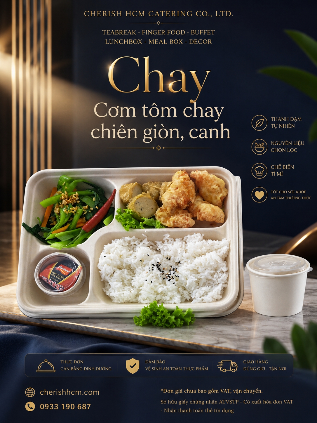 24826 Chay - Cơm tôm chay chiên giòn/ Rice with Crispy Vegan Shrimp