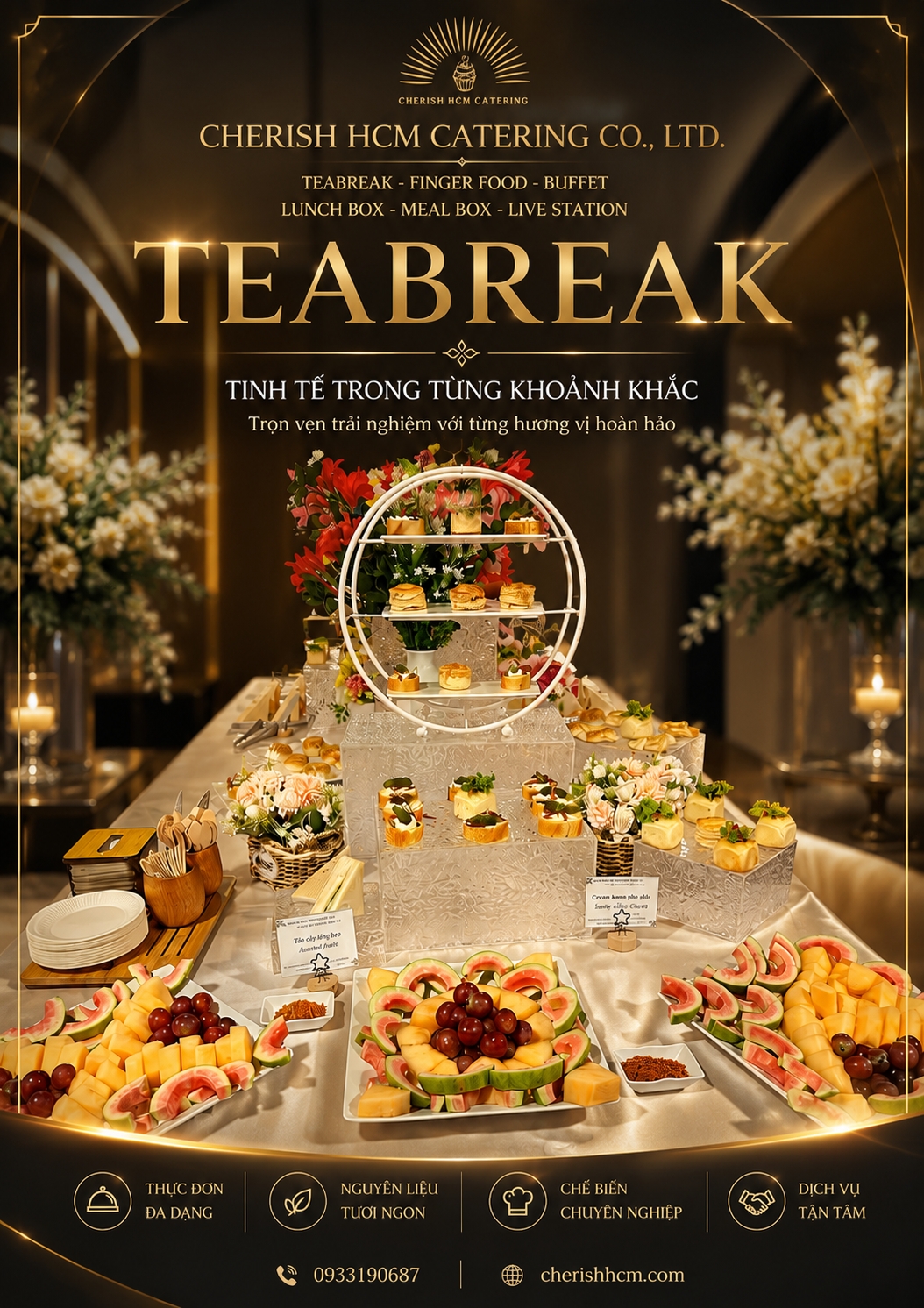 KHÁCH SẠN BẾN THÀNH (REX) - Tiệc Teabreak