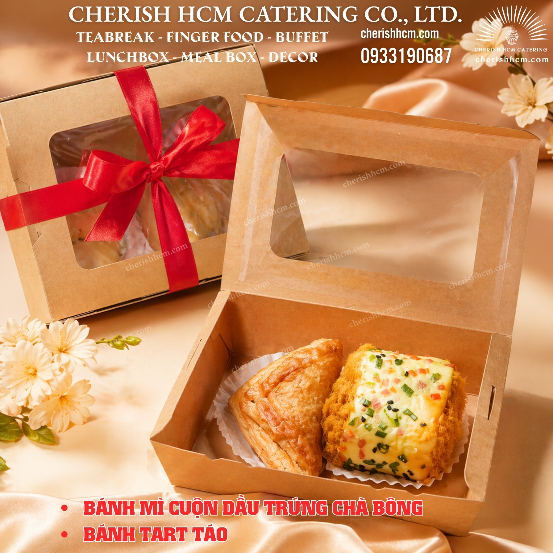 06523 Teabreak box- Silky 1 bánh mặn 1 bánh ngọt