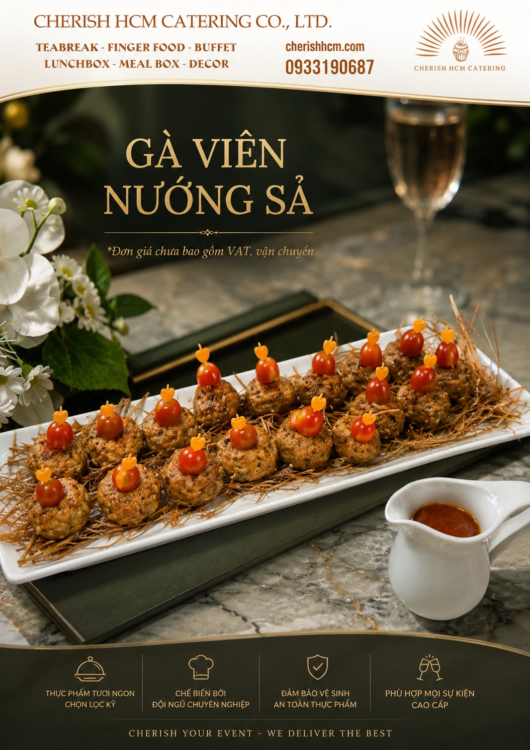 17424 Set 10 Gà viên nướng sả