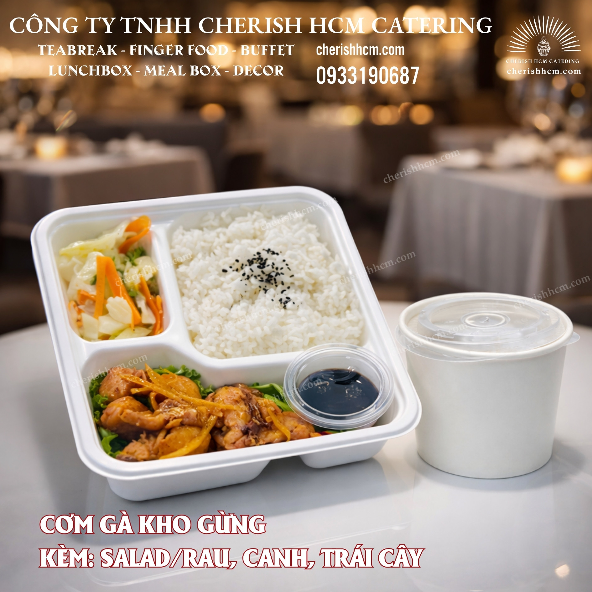 16824.27925 Lunch box- Cơm gà kho gừng