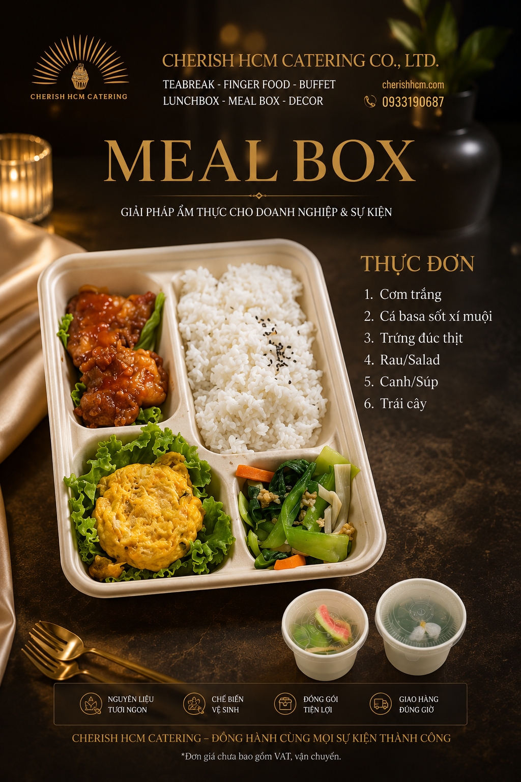 28726 Cơm Cá basa sốt xí muội, trứng đúc thịt