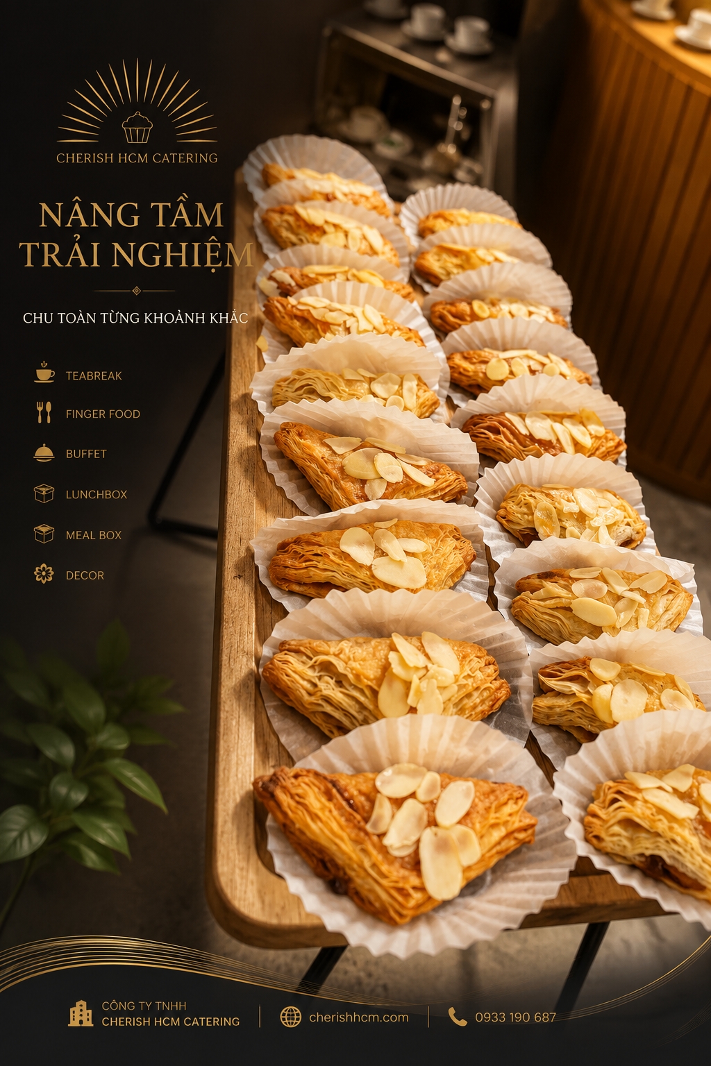 17424 Set 10 Danish hạnh nhân