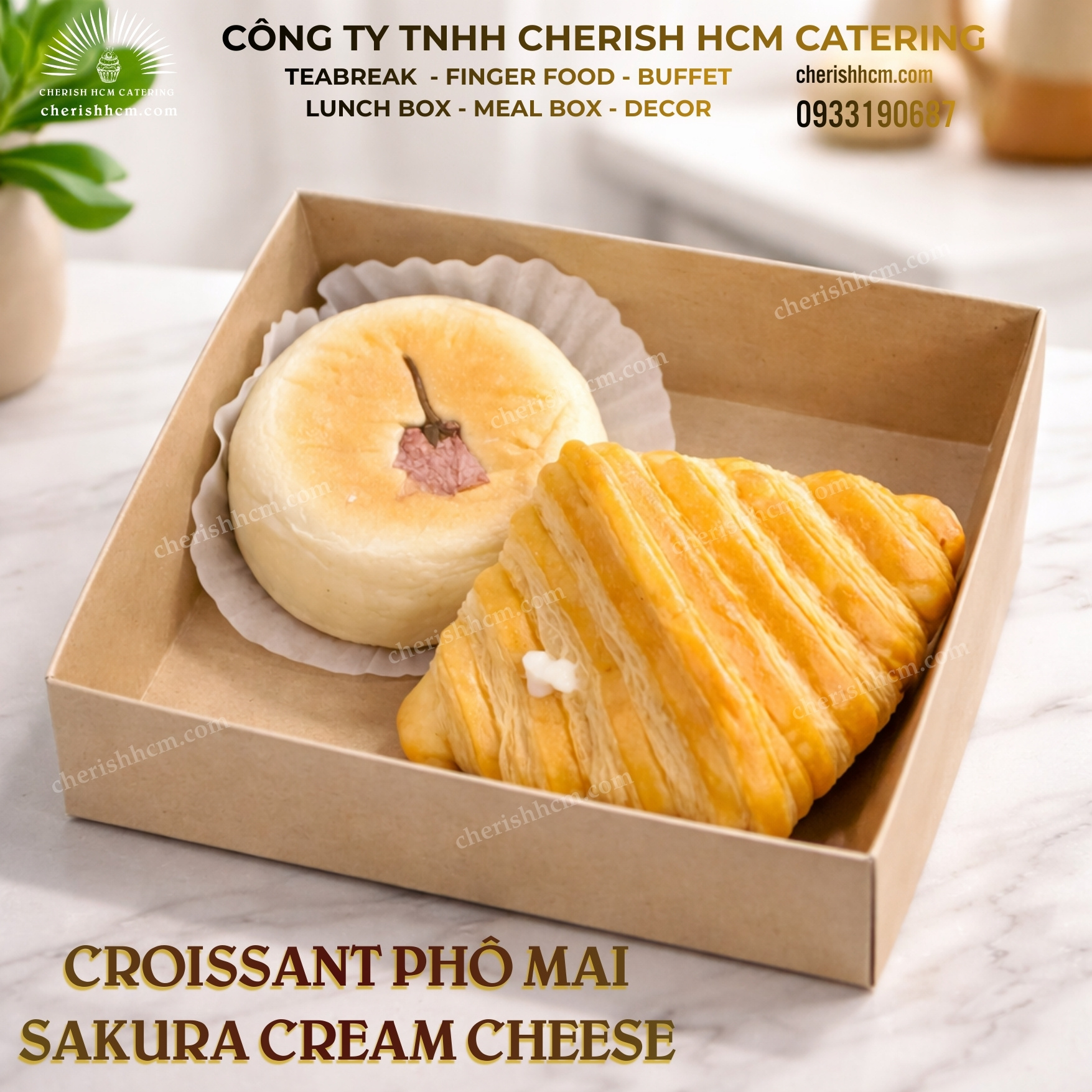 080126 Teabreak box - Citrus Box  2 bánh ngọt