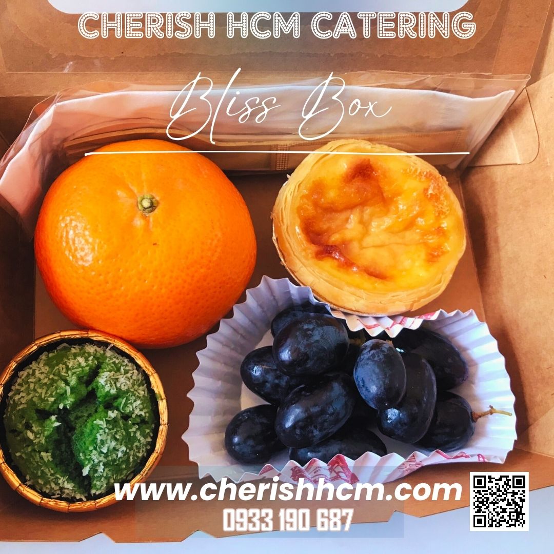Teabreak Box- Bliss Box 2 bánh ngọt, trái cây