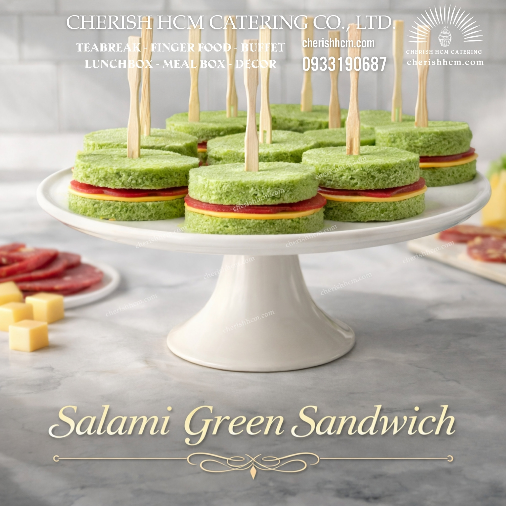 061124 Set 30 Salami Green sandwich