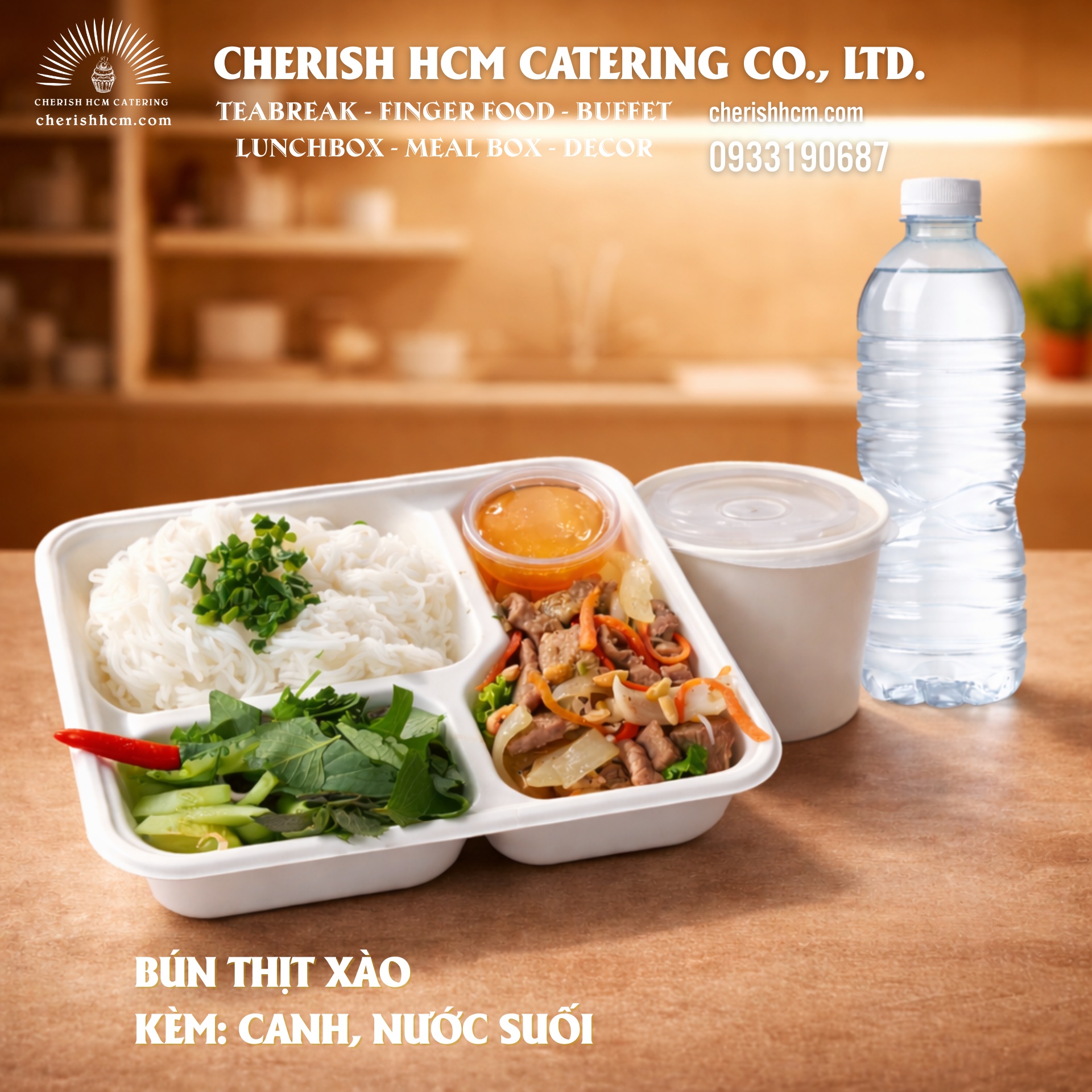 161124 Bún thịt xào