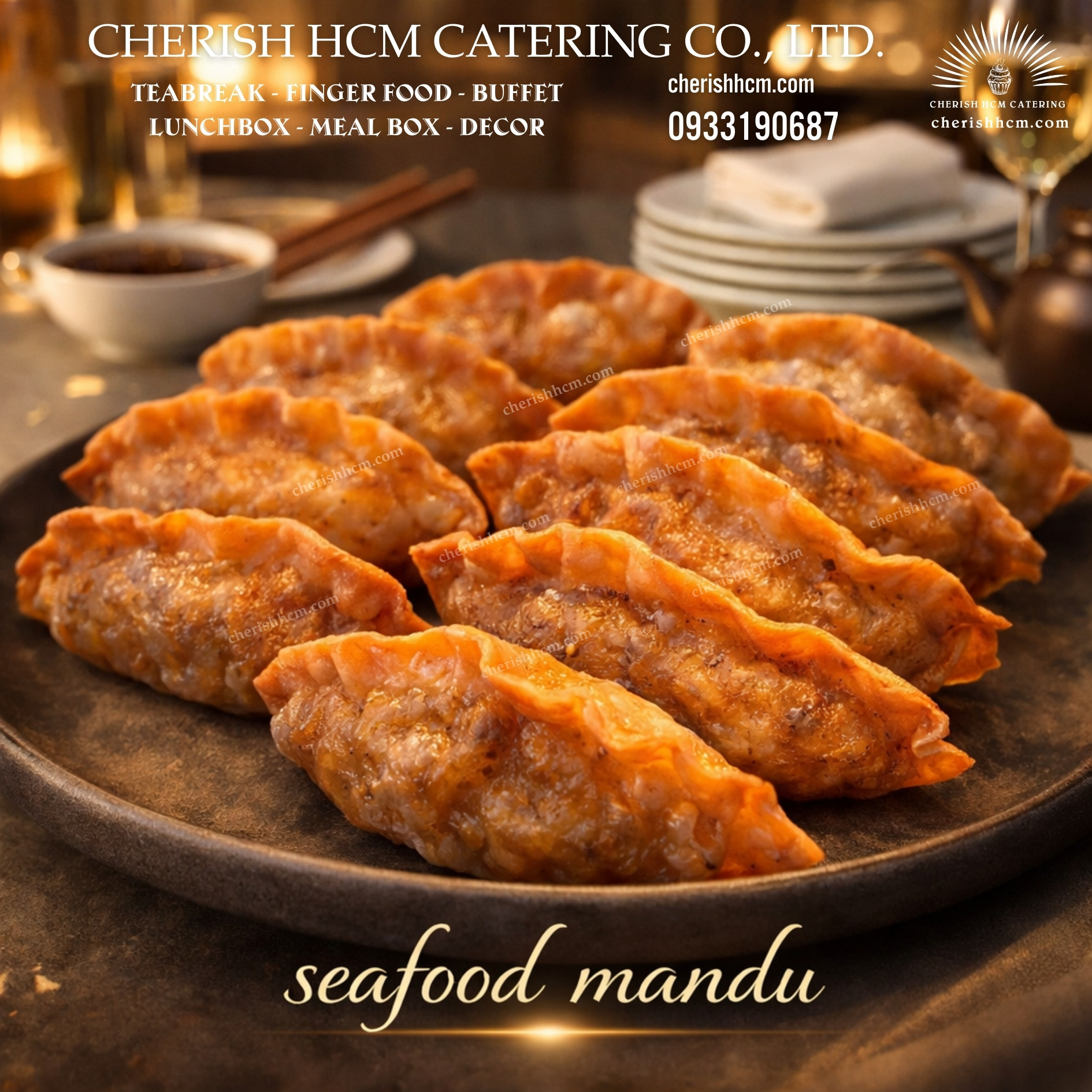 Set 10 mandu hải sản