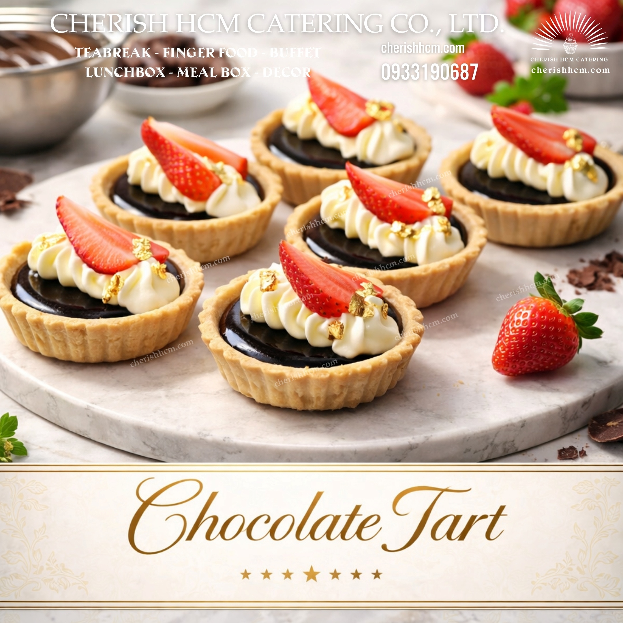 11924 Set 10 Chocolate tart