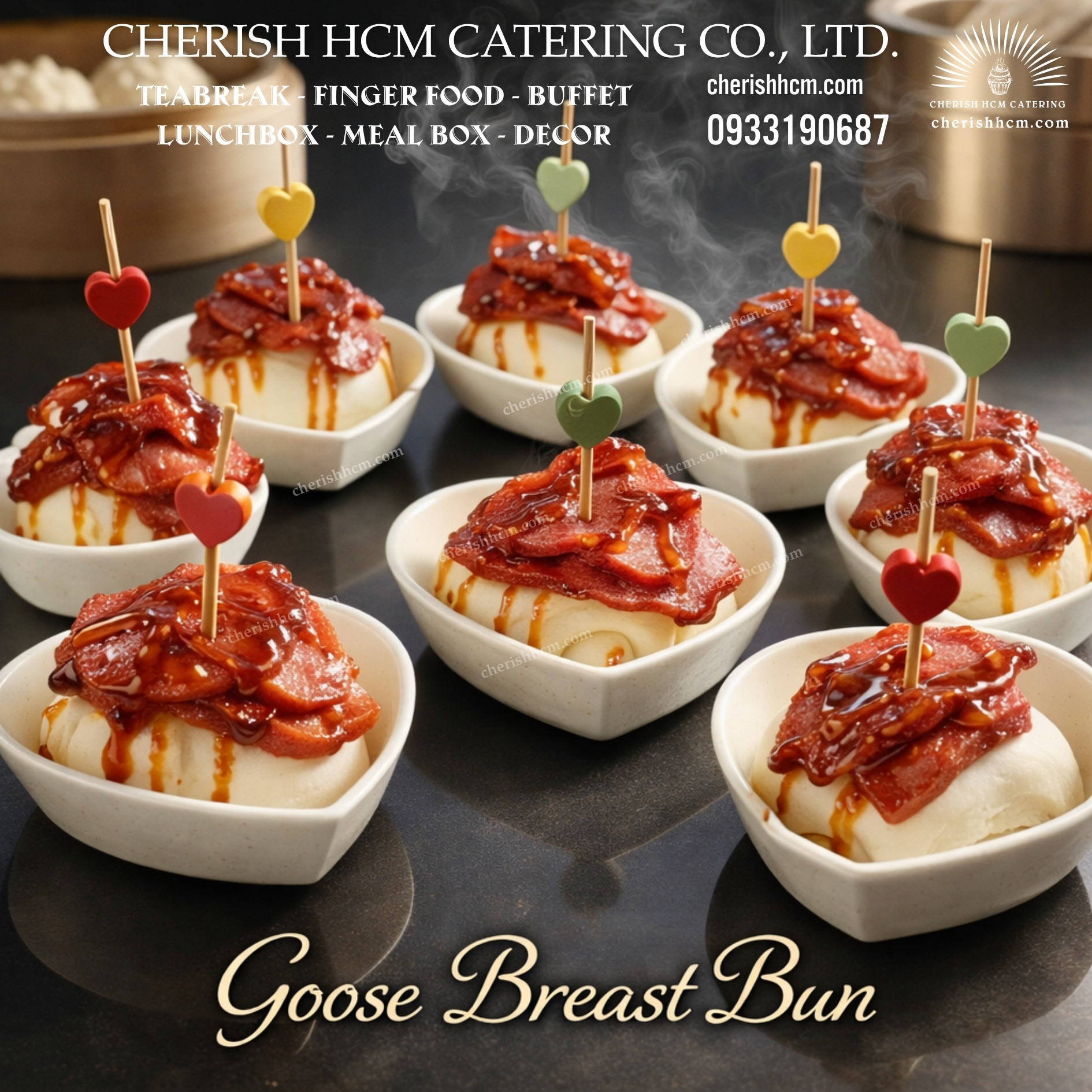 011024 Set 10 Bánh bao lườn ngỗng/ Goose breast bun