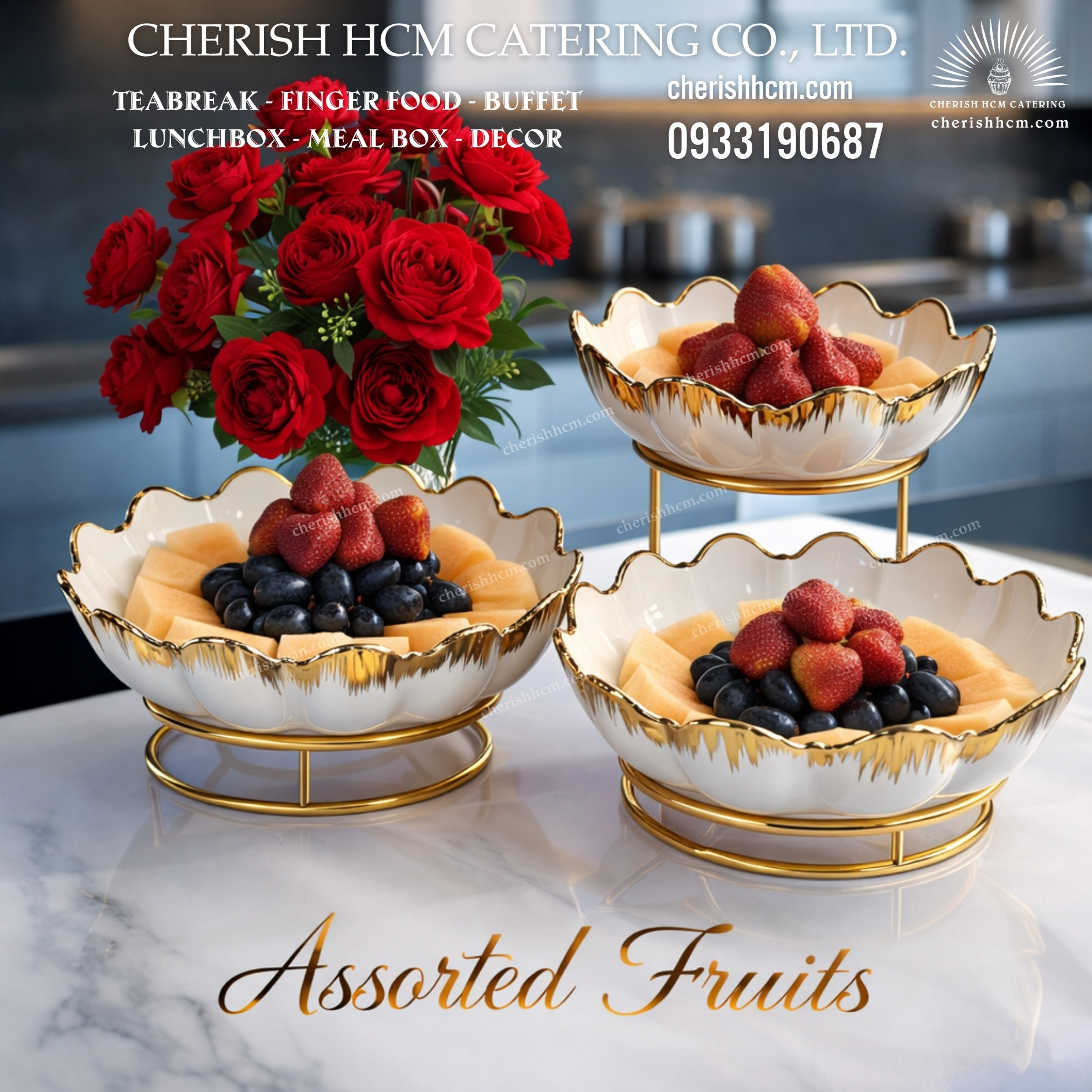 Set trái cây tiệc 3 loại