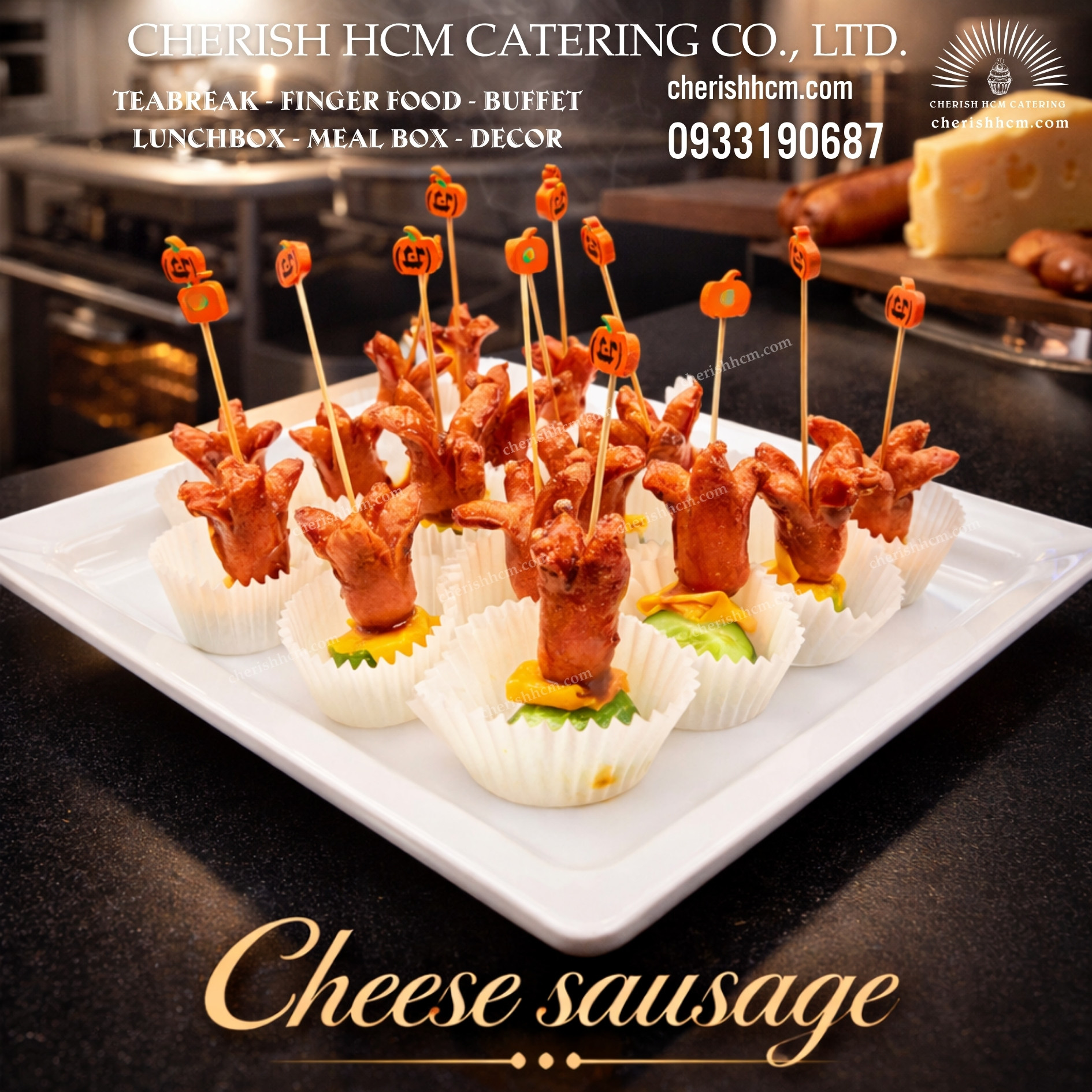 Set 10 Xúc xích phô mai