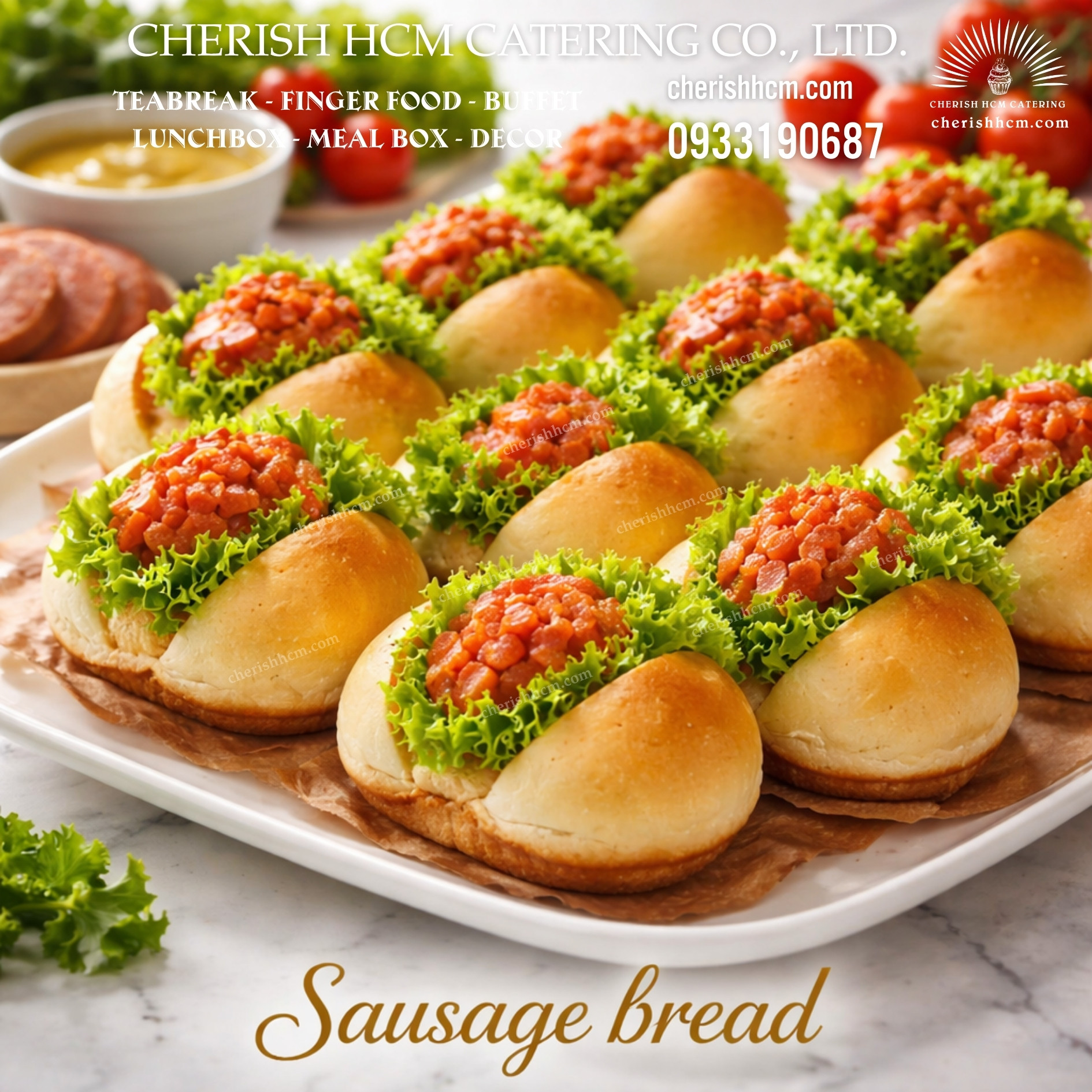 Set 10 Bánh mì xúc xích tươi