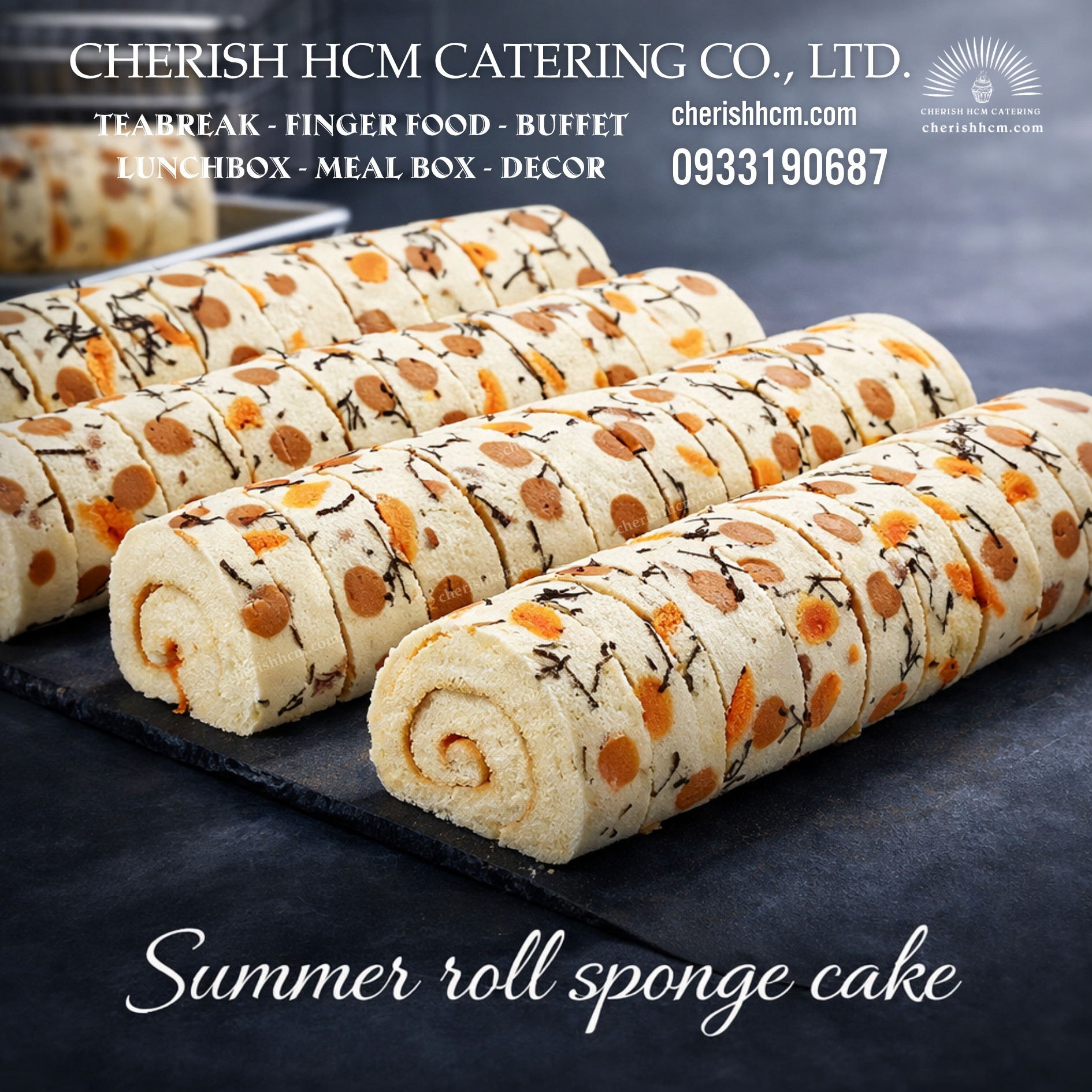 Set 10 Bông lan cuộn mùa hè