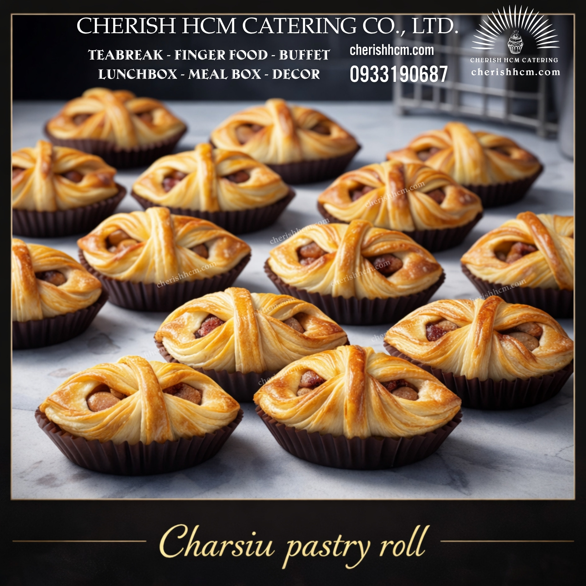 280126 Set 10 xá xíu pastry roll