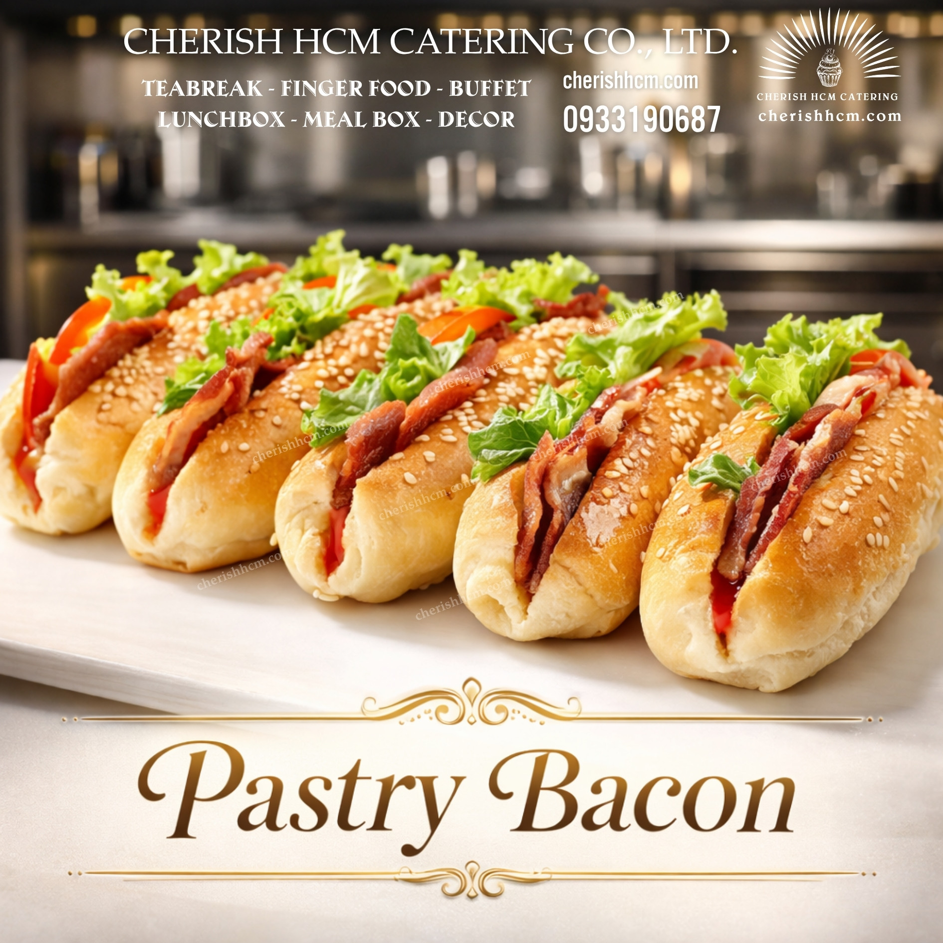 06324 Set 10 bánh mì bacon