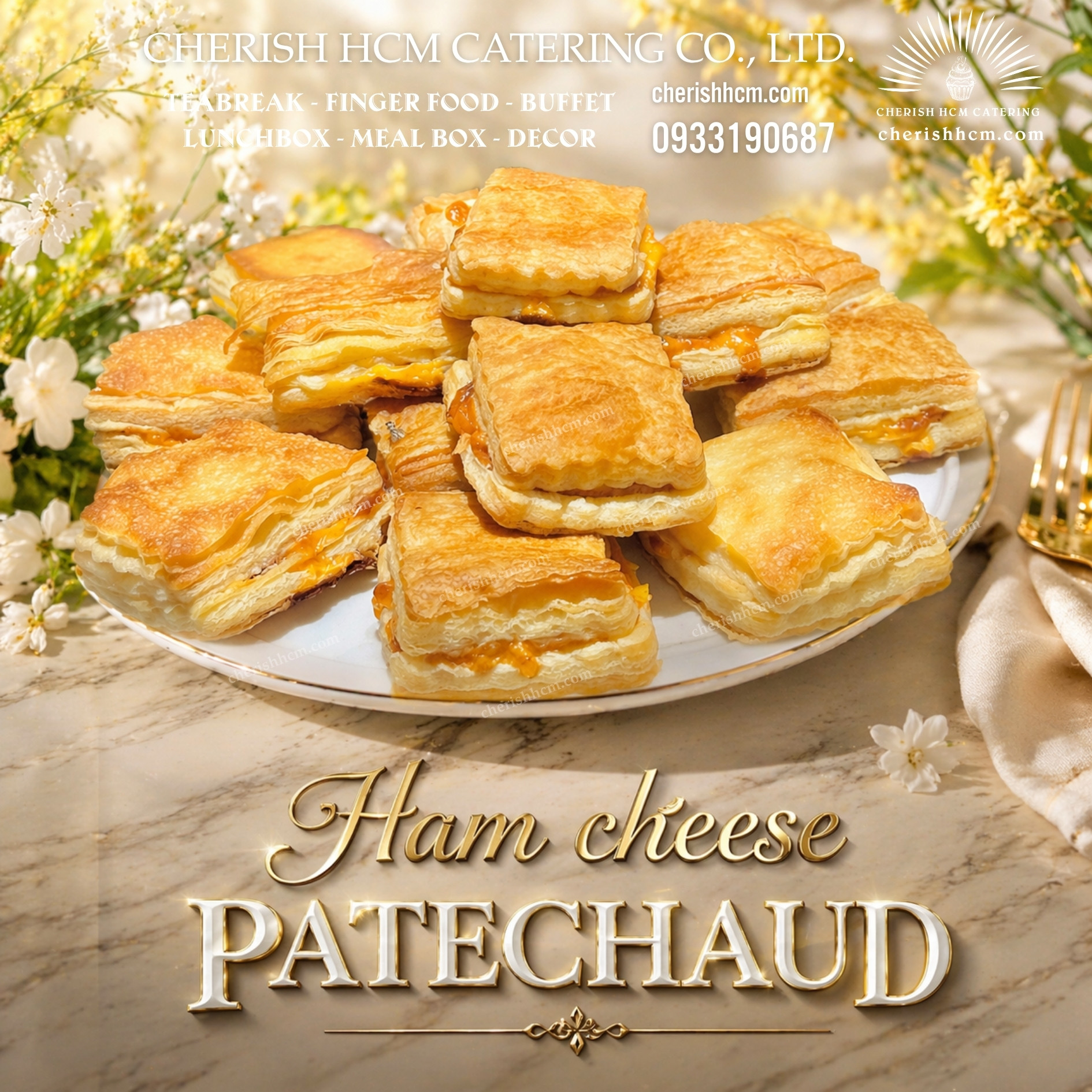 13624 Set 10 patechaud ham cheese