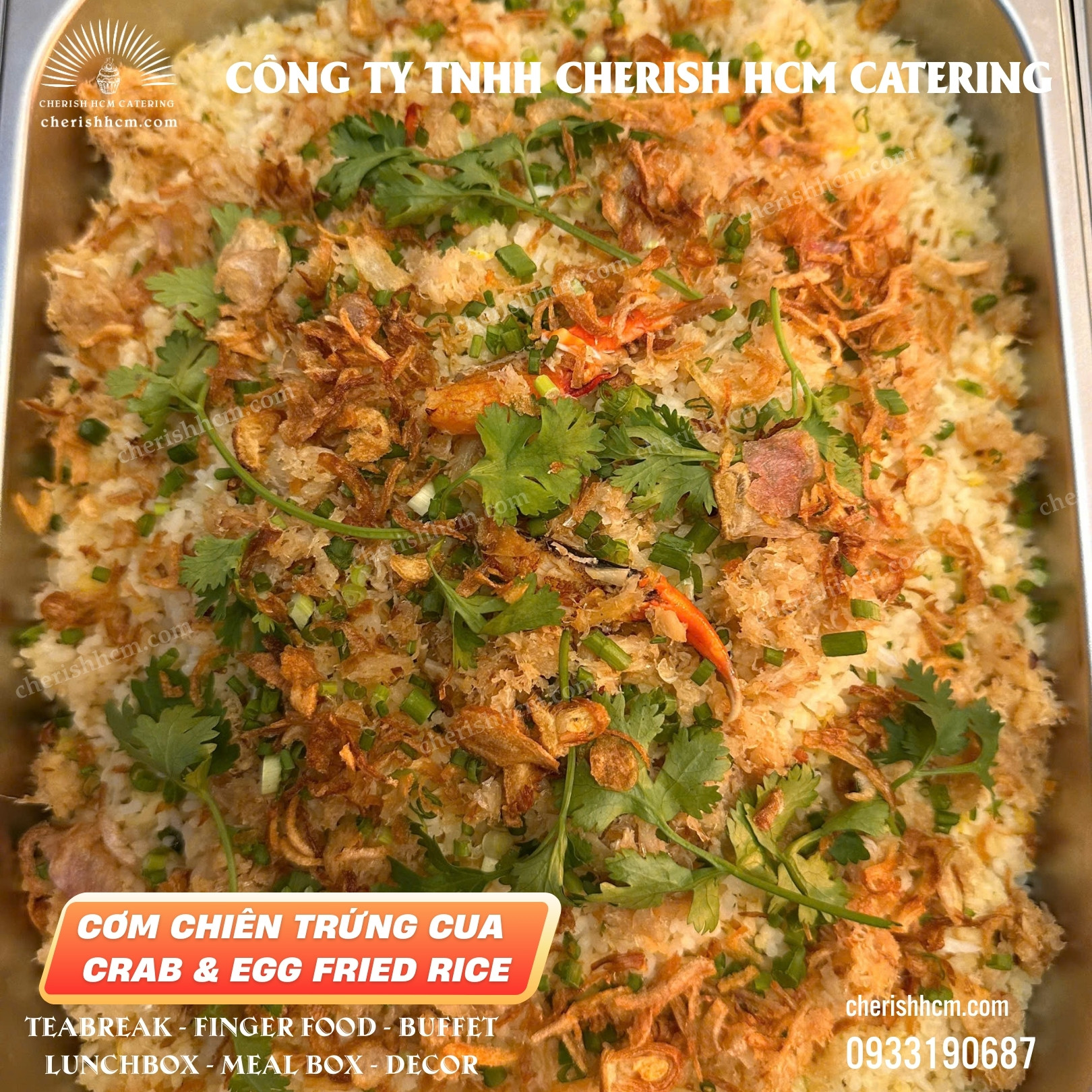 Cơm chiên trứng cua/ Crab & Egg Fried Rice