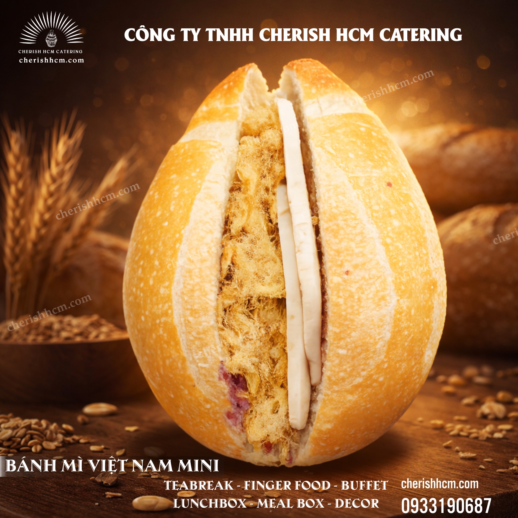 Set 20 bánh mì mini Việt Nam