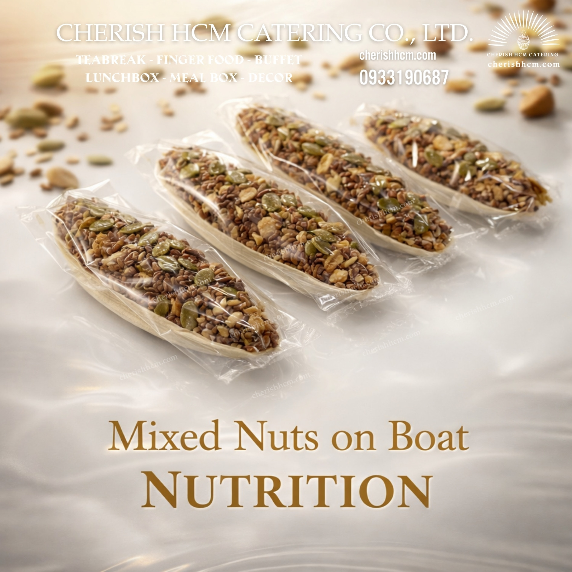 Set 50 thuyền hạt/ Mixed Nuts on Boat Nutrition