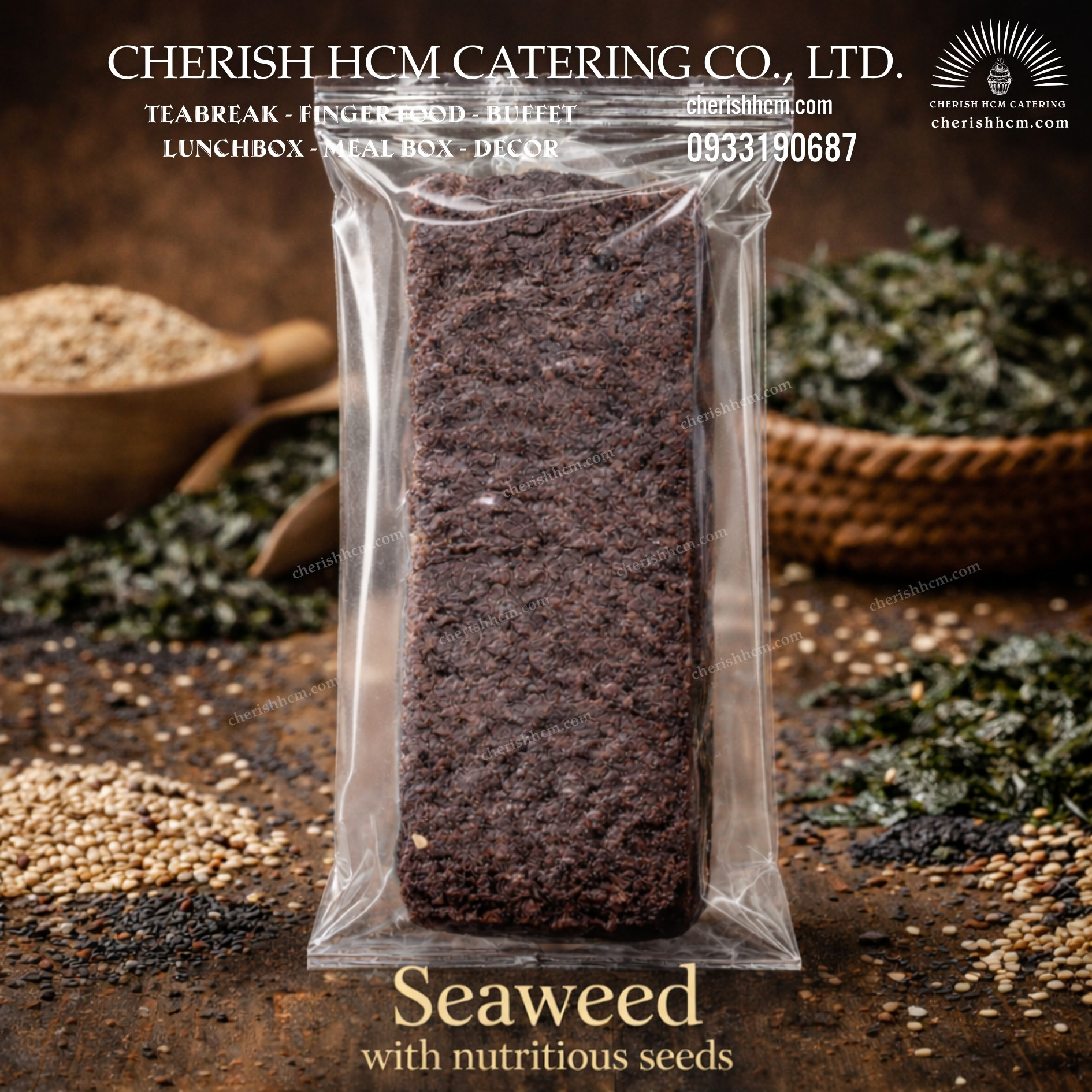 Set 50 rong biển kẹp hạt/ Seaweed with nutritious seeds