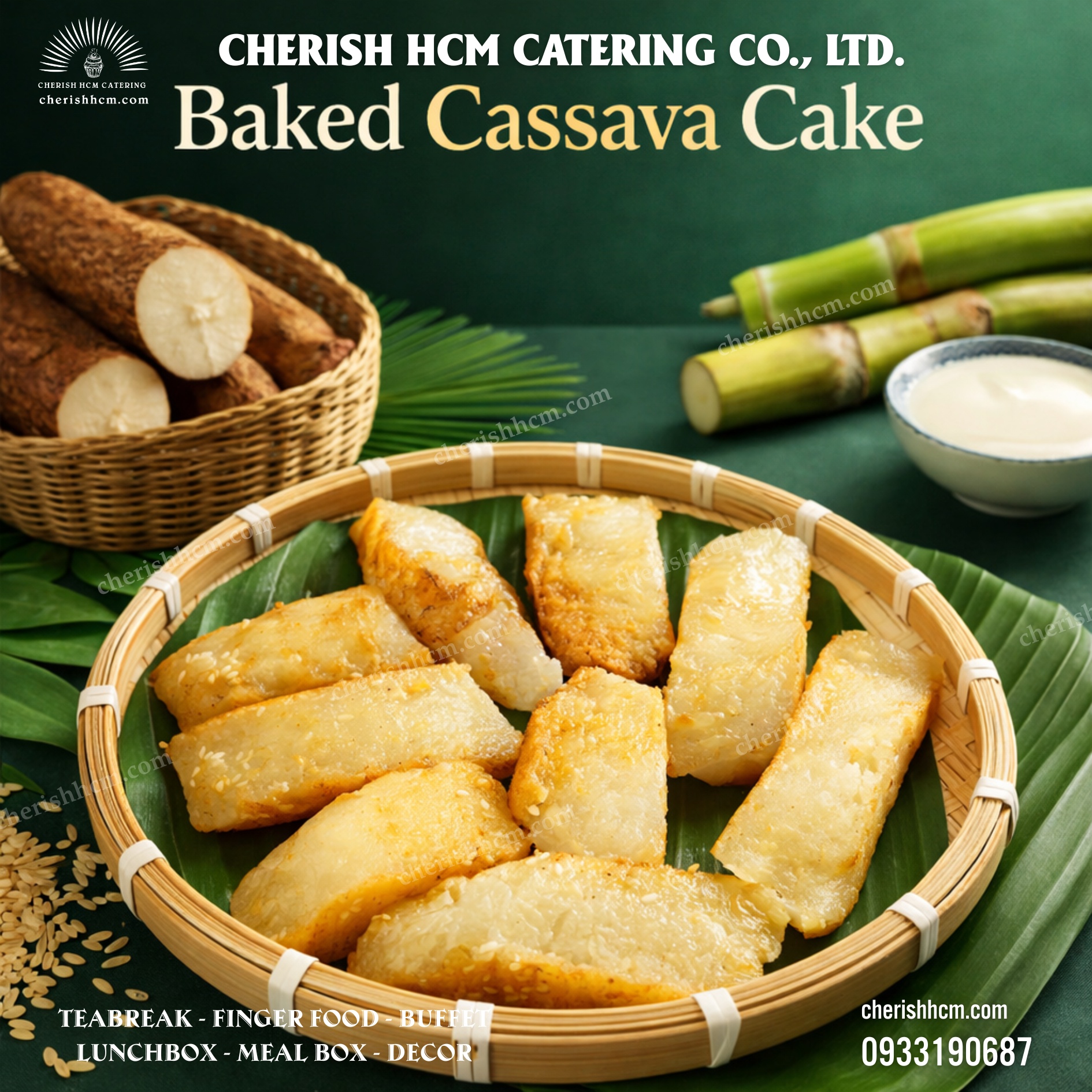 Set 20 Bánh khoai mì nướng/ baked Cassava cake