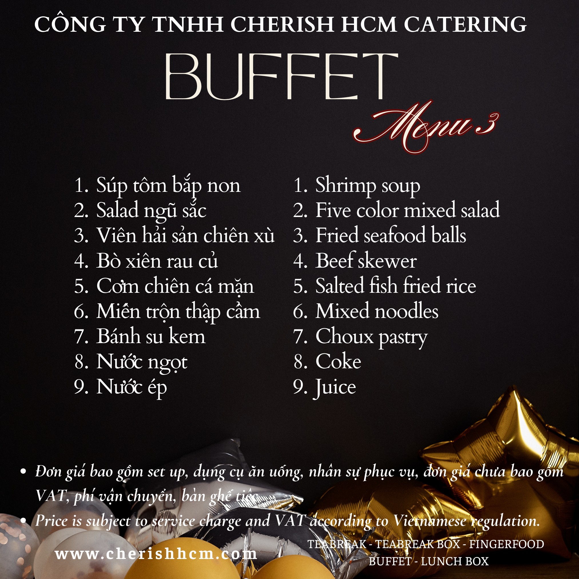 Tiệc buffet Như Ý