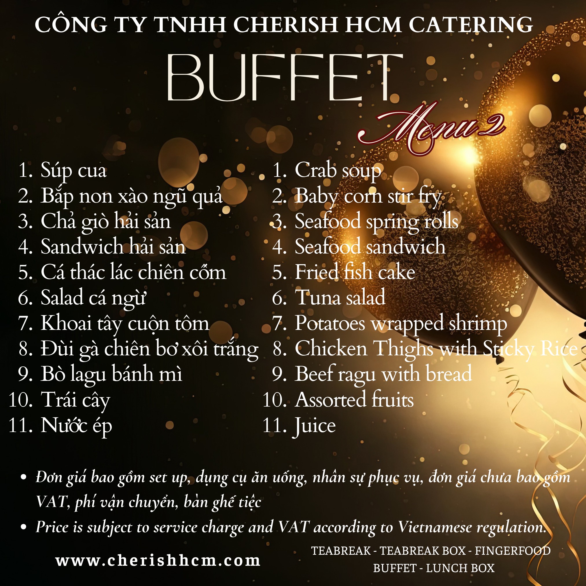 Tiệc buffet Yêu Thương