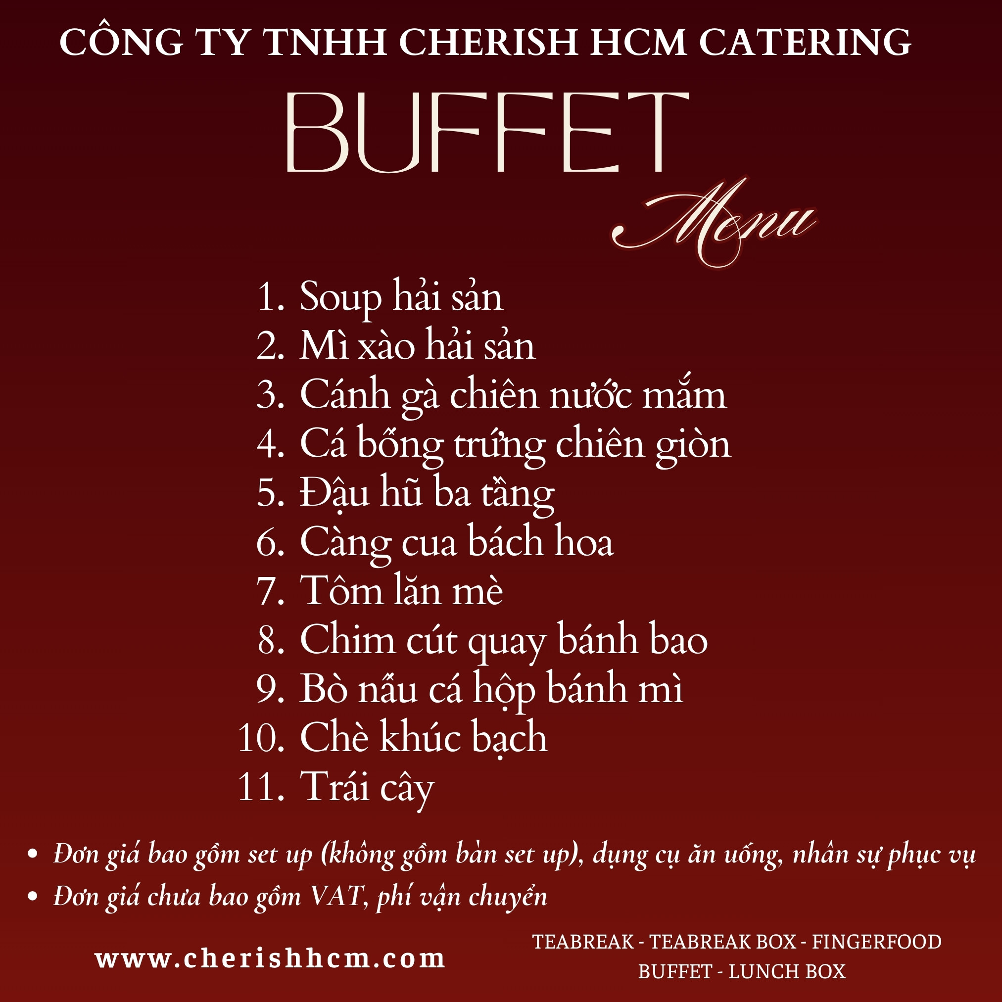 Tiệc buffet Phồn Vinh