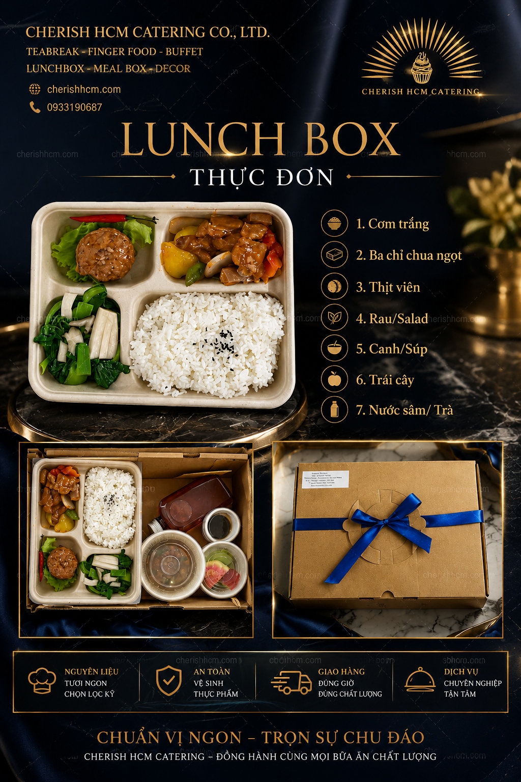 23625 Cơm Ba chỉ chua ngọt, Thịt viên