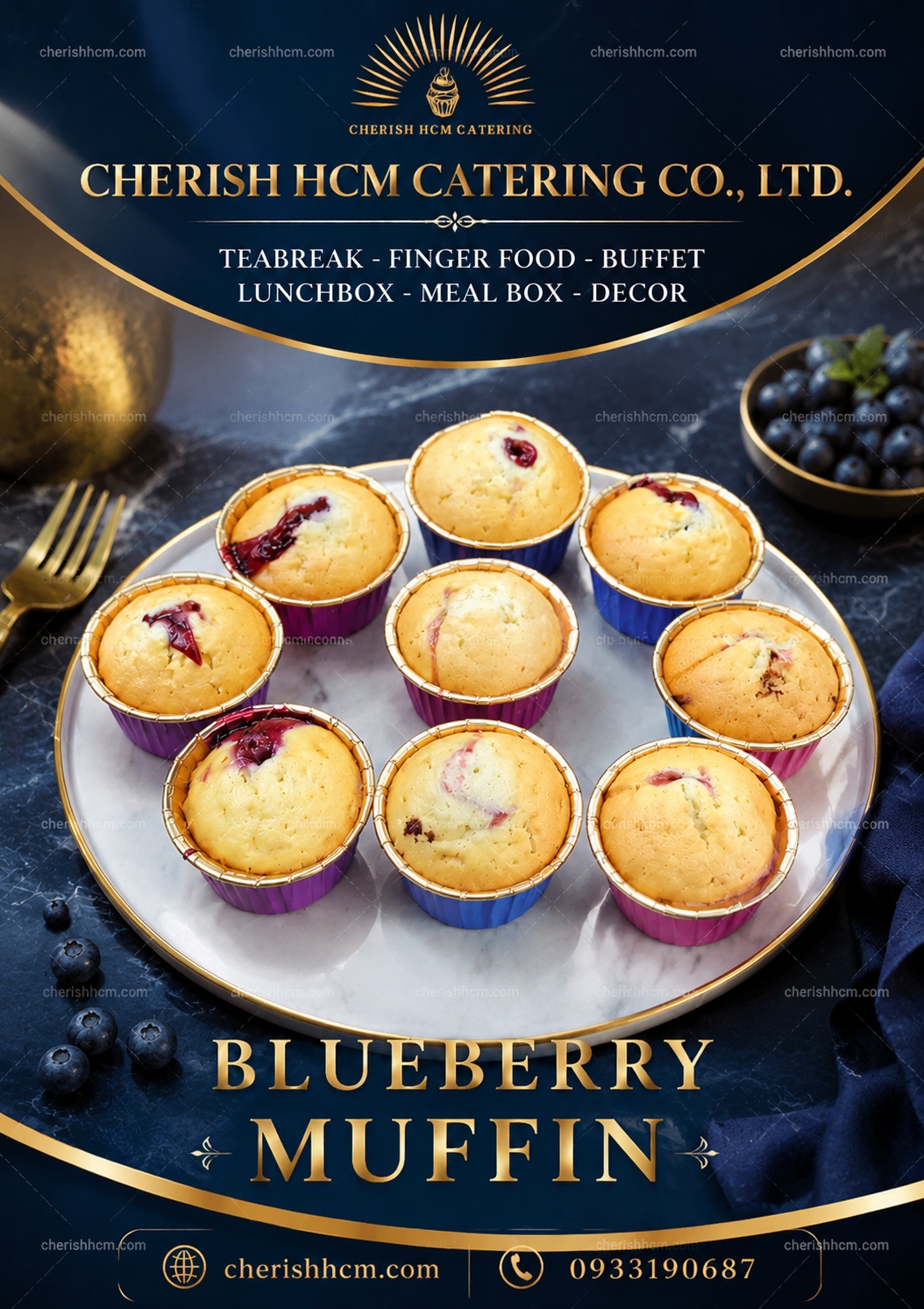 08725 Set 10 Blueberry Muffin