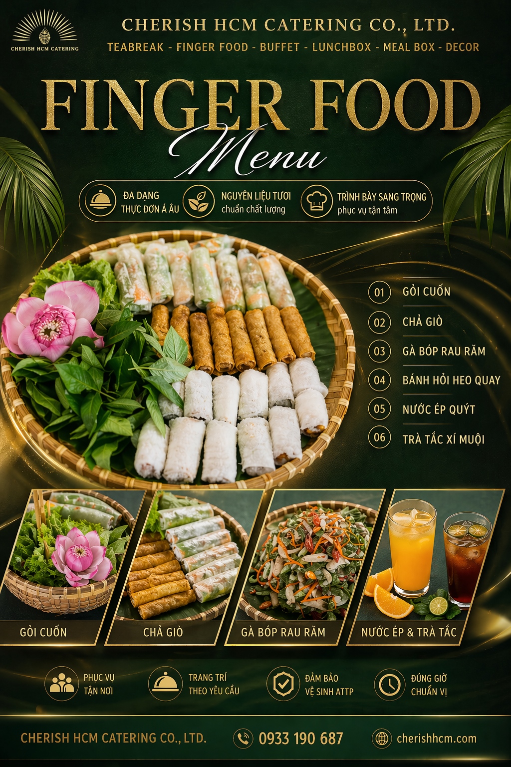 15825 Tiệc Finger food - Refreshing