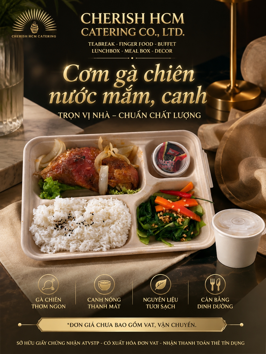 24826 Cơm gà chiên nước mắm/Fried Chicken with Fish Sauce