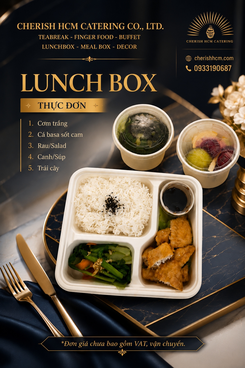 071125 Lunch box - Cơm cá basa sốt cam