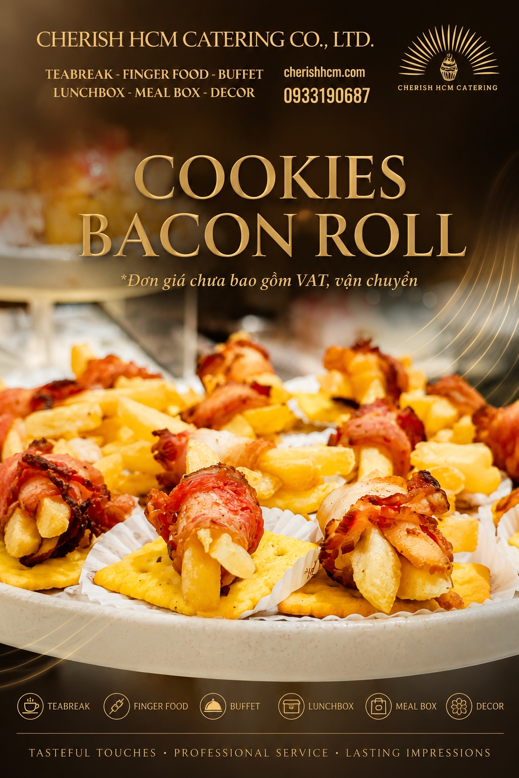 08524 Set 10 Cookies bacon roll